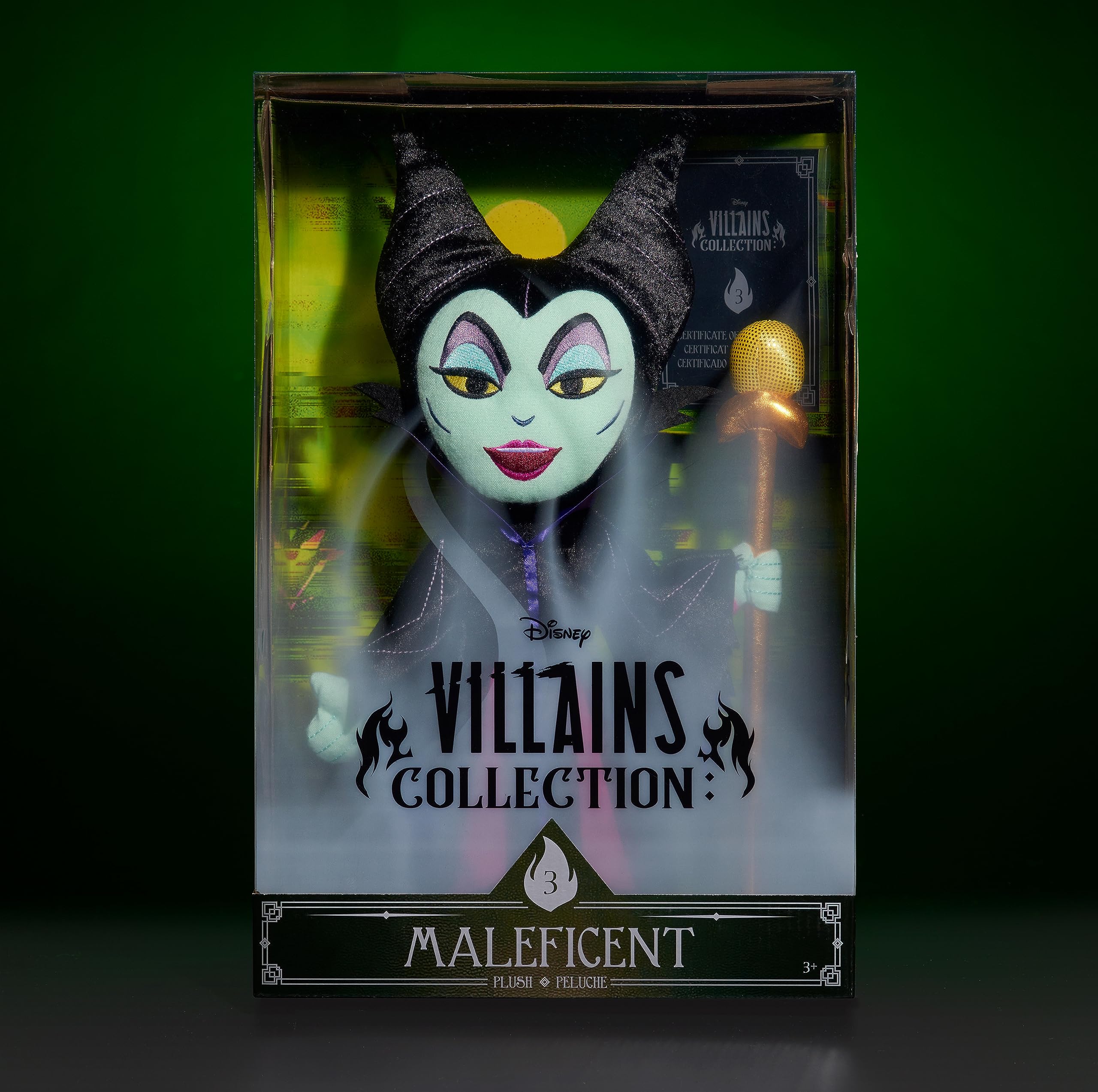 Foto 4 | Muñeca De Peluche Just Play, Villanos De Disney, Maléfica, 33 Cm - Venta Internacional.