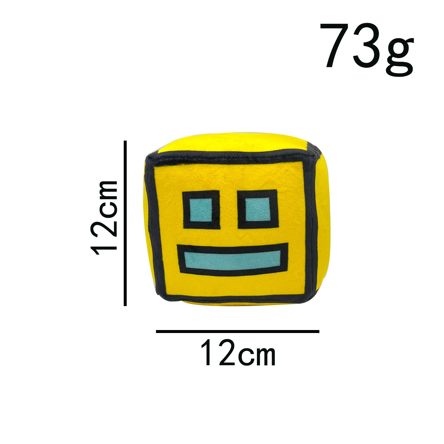 Foto 3 pulgar | Cojín Plush Doll Geometry Dash Game De 40 Cm - Venta Internacional.