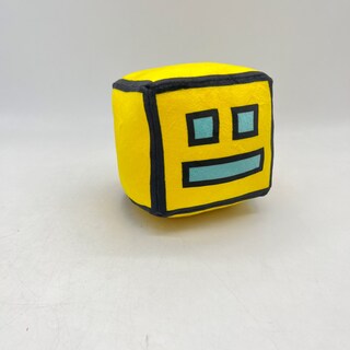 Foto 4 | Cojín Plush Doll Geometry Dash Game De 40 Cm - Venta Internacional.