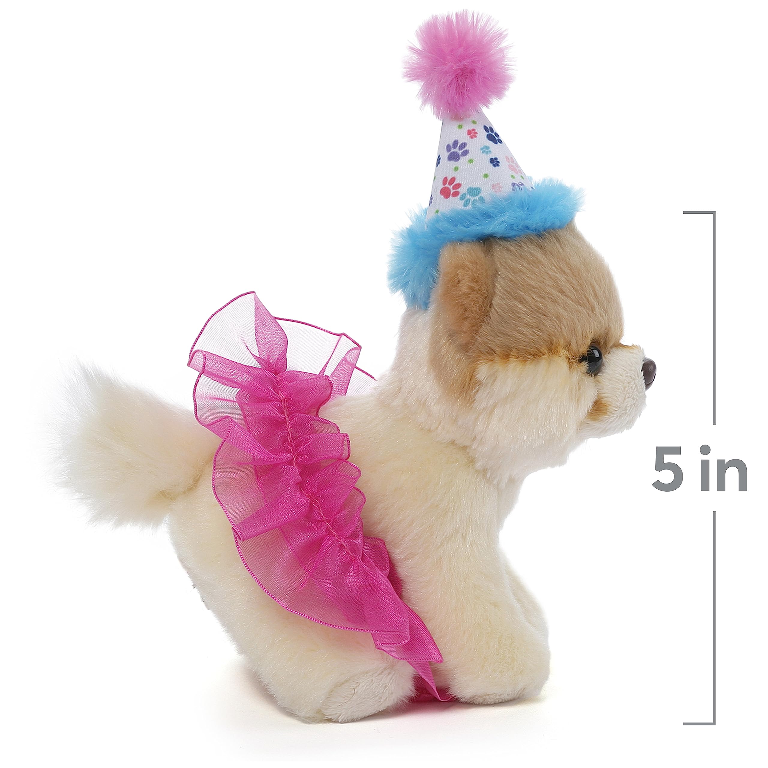 Foto 2 | Tutú De Cumpleaños Gund Ib Boo #027 De Peluche, 12,7 Cm - Venta Internacional.