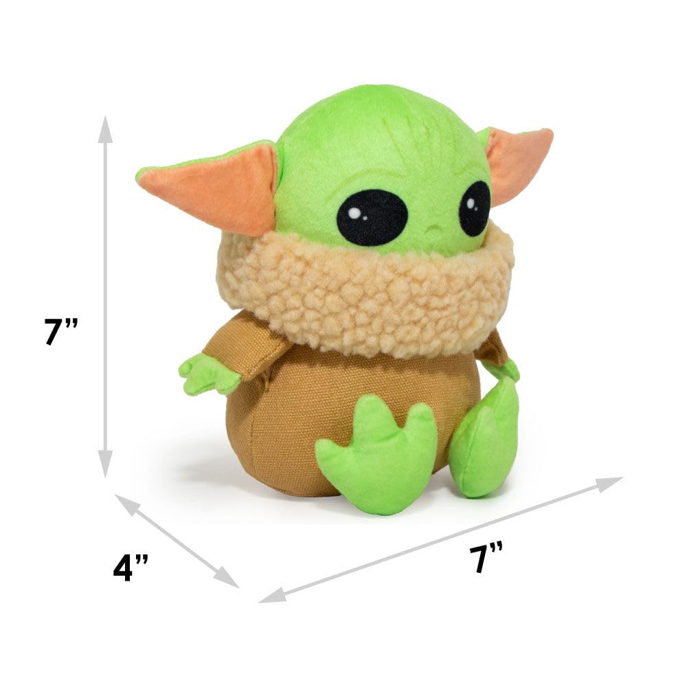 Foto 5 pulgar | Juguete De Peluche Para Perros Squeaker Mandalorian Star Wars Con El Cinturón De Seguridad - Venta Internacional.