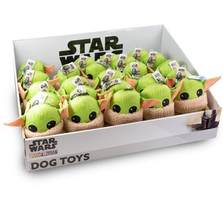 Foto 7 | Juguete De Peluche Para Perros Squeaker Mandalorian Star Wars Con El Cinturón De Seguridad - Venta Internacional.