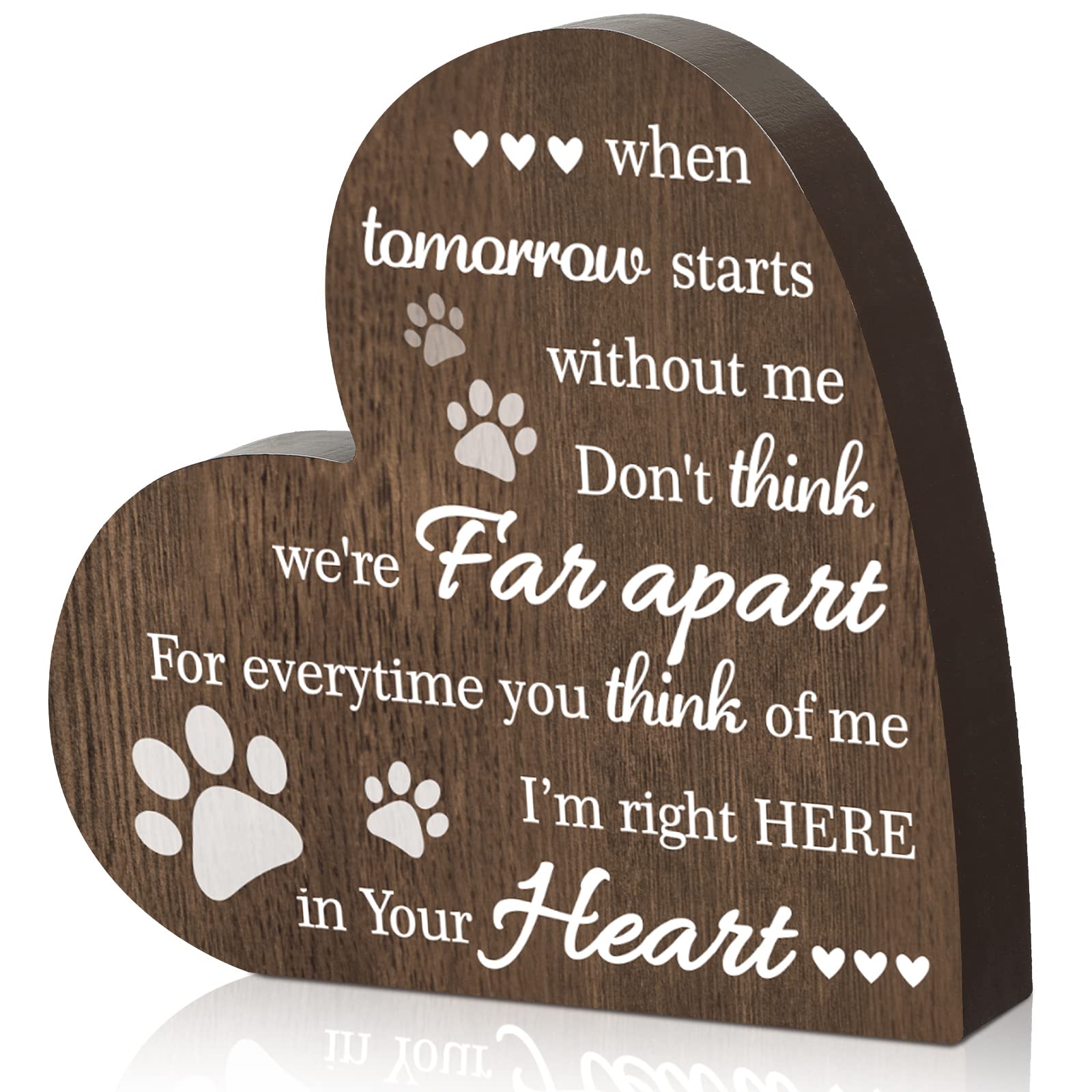 Letrero De Madera Conmemorativo Para Mascotas, Regalo De Maitys En Recuerdo Del Duelo - Venta Internacional.