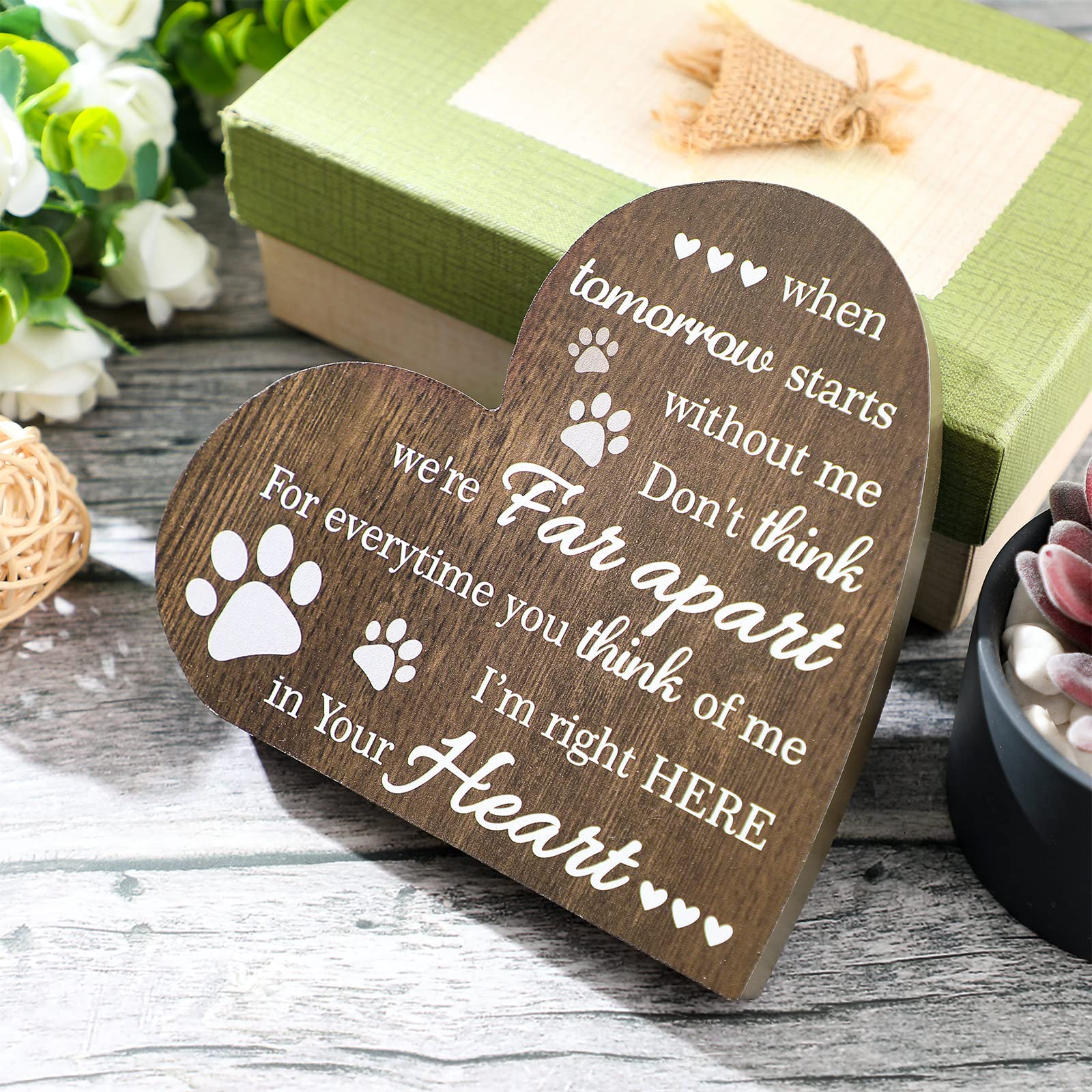 Foto 8 pulgar | Letrero De Madera Conmemorativo Para Mascotas, Regalo De Maitys En Recuerdo Del Duelo - Venta Internacional.