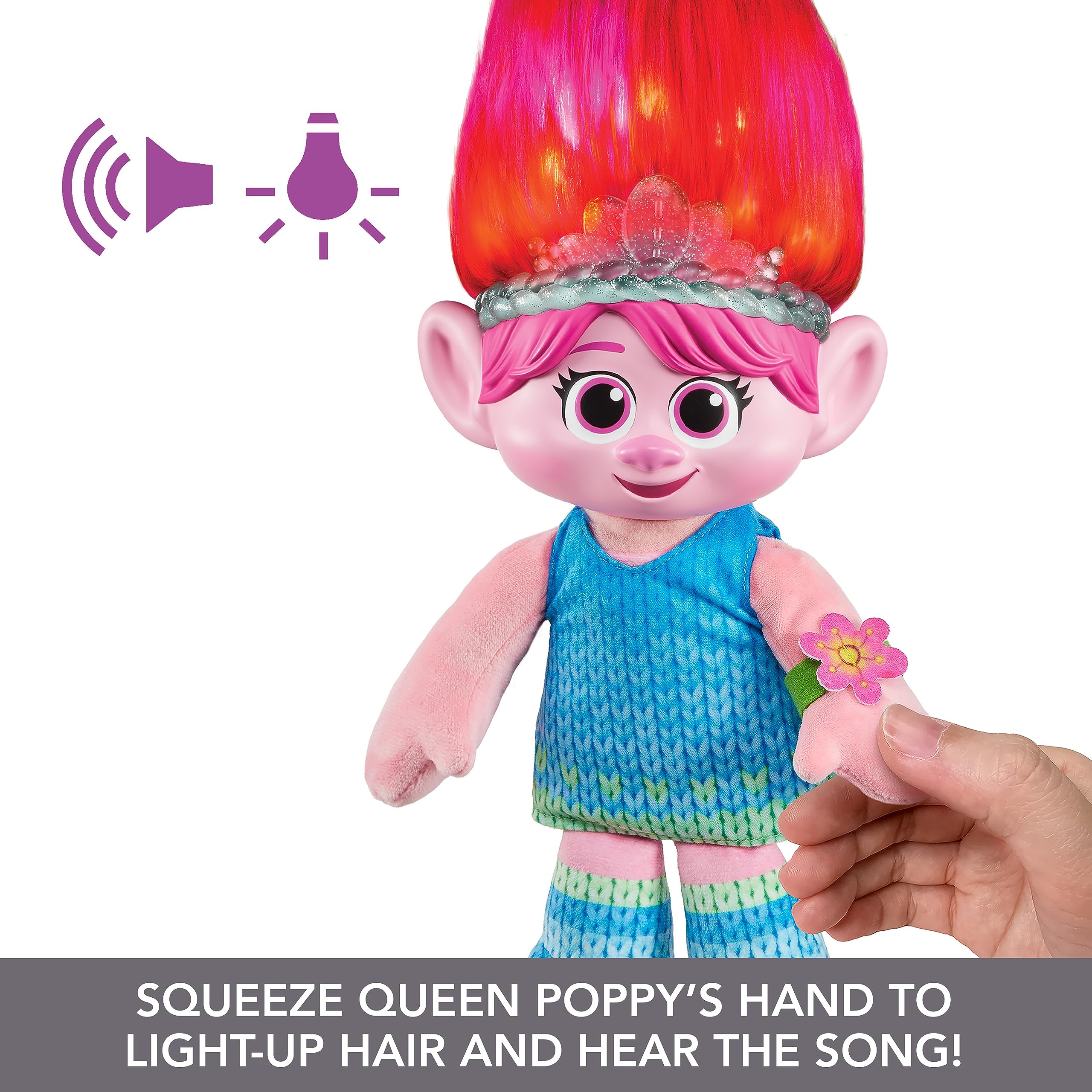 Foto 4 pulgar | Peluche Mattel Dreamworks Trolls Band Together Queen Poppy - Venta Internacional