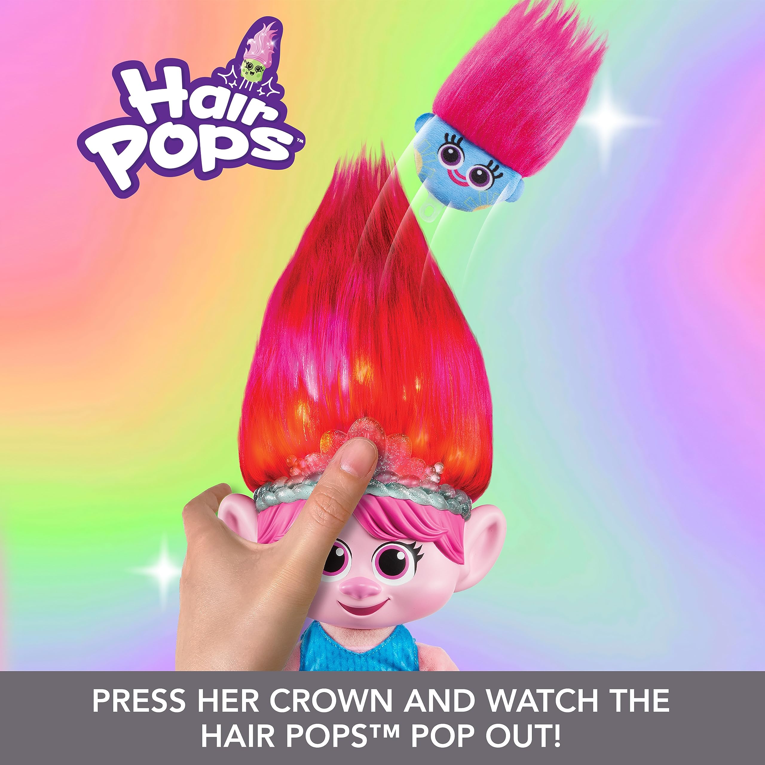 Foto 6 pulgar | Peluche Mattel Dreamworks Trolls Band Together Queen Poppy - Venta Internacional