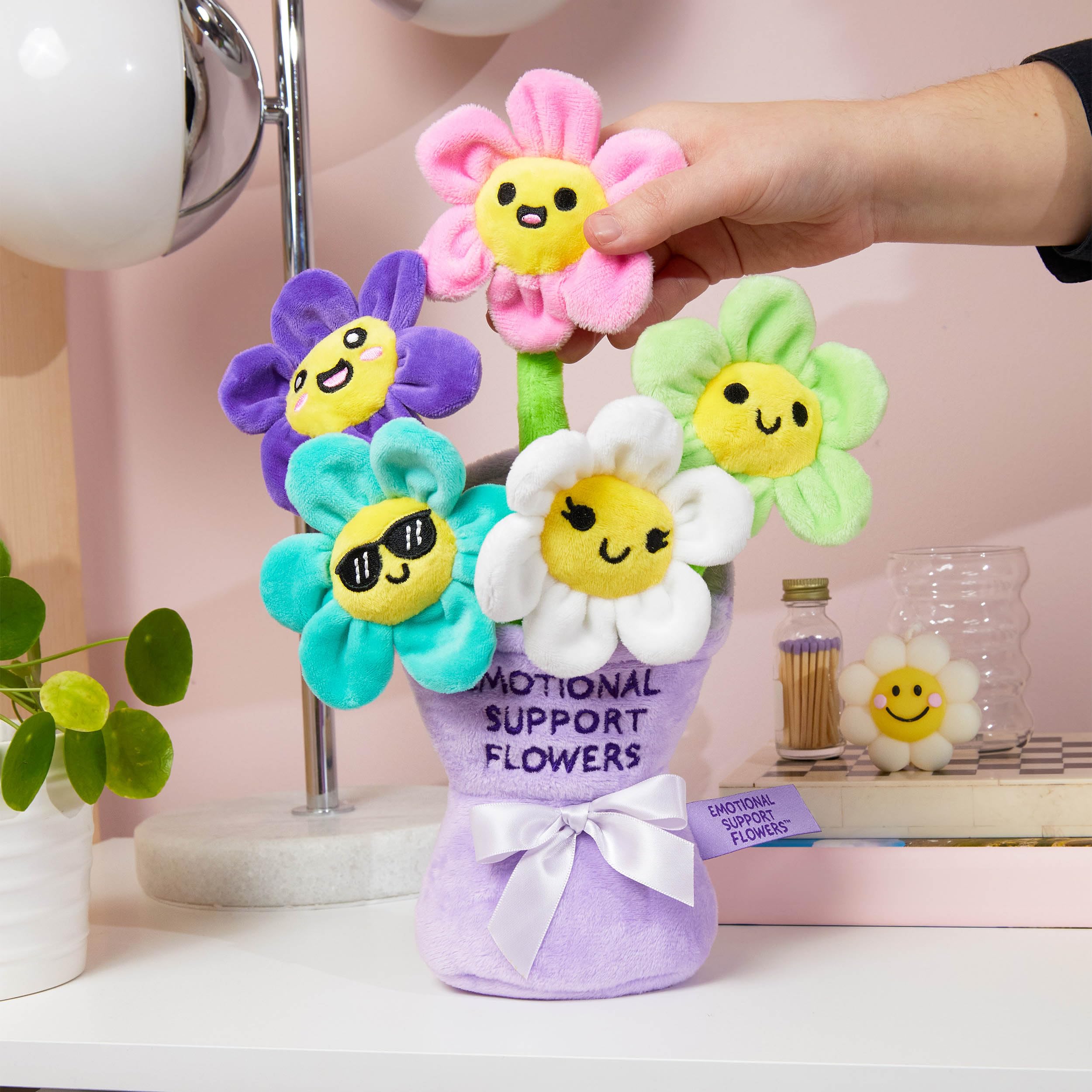 Foto 4 pulgar | Flores De Peluche ¿qué Memes? Flores De Apoyo Emocional - Venta Internacional.