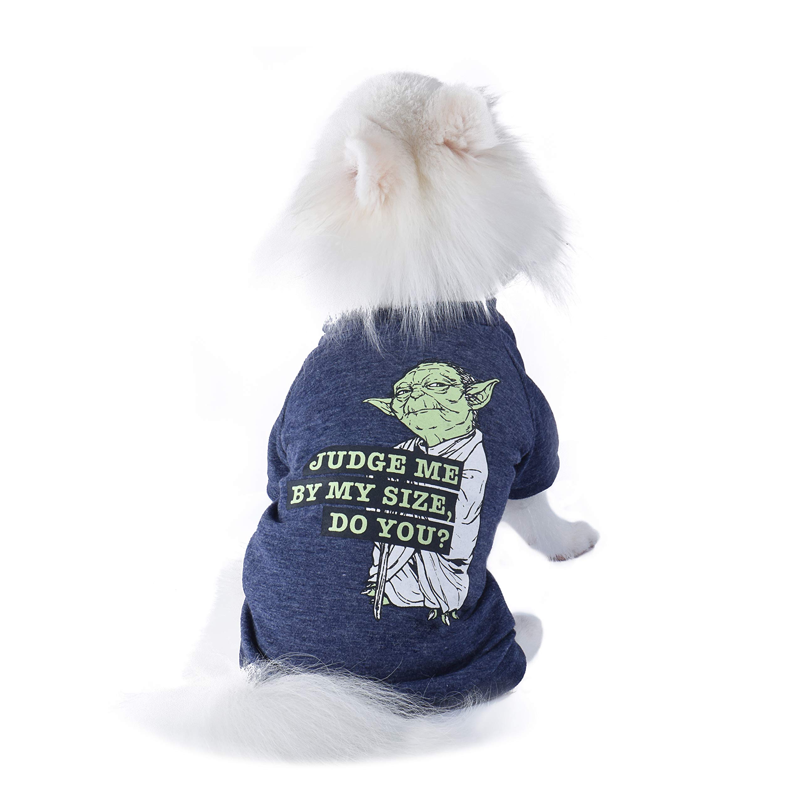 Foto 3 pulgar | Camiseta Para Perro Star Wars Yoda Judge Me By My Size Para Perros Grandes - Venta Internacional.