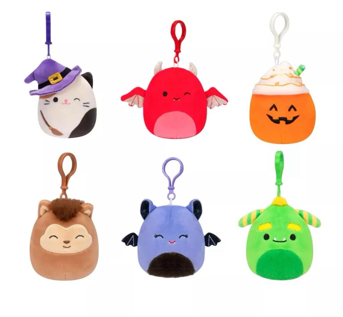 Foto 2 pulgar | Set De Minipeluches Squishmallows Halloween Squad De 3.5 Pulgadas Y 6 Unidades - Venta Internacional.