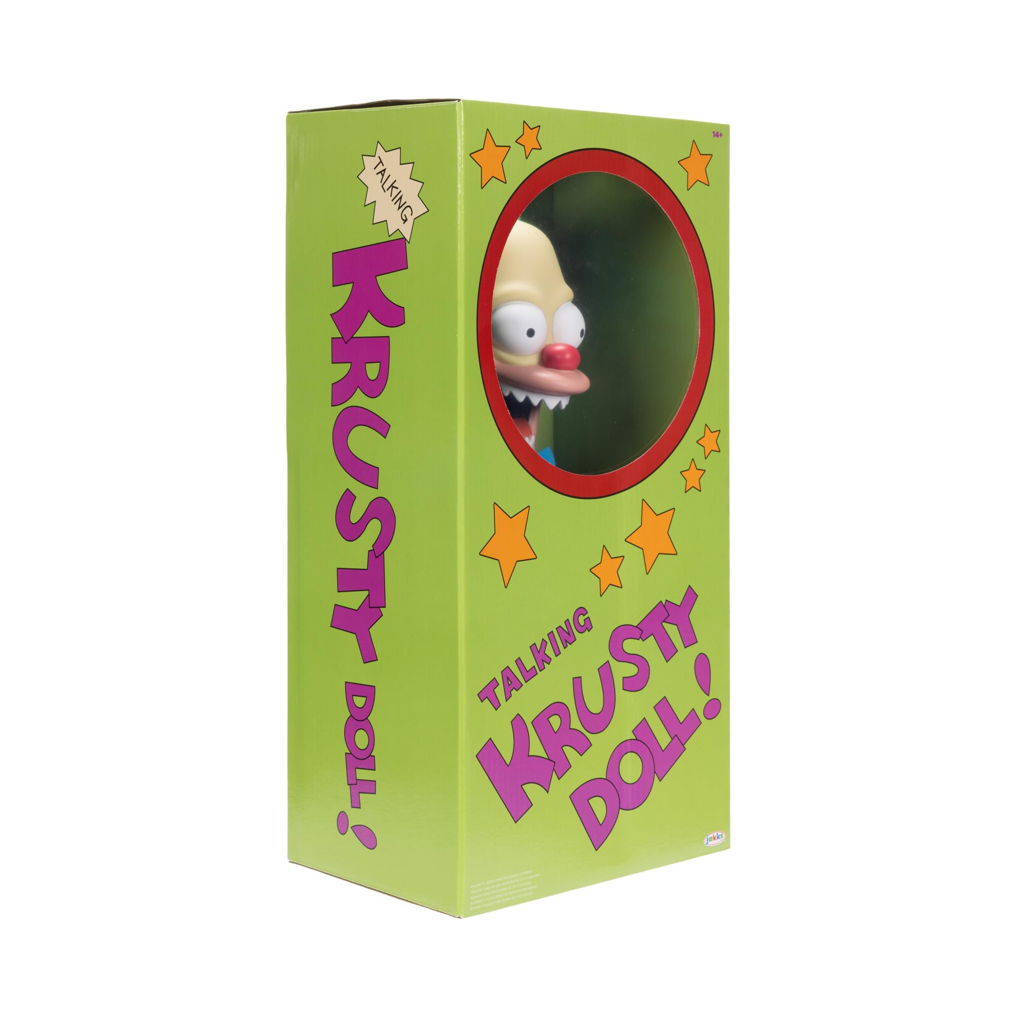 Foto 6 pulgar | Muñeco De Peluche Jakks Pacific Disney Los Simpson Talking Krusty - Venta Internacional.