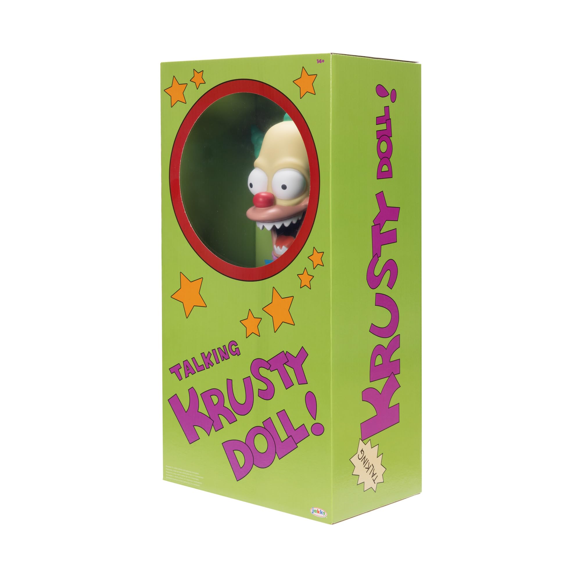 Foto 7 pulgar | Muñeco De Peluche Jakks Pacific Disney Los Simpson Talking Krusty - Venta Internacional.