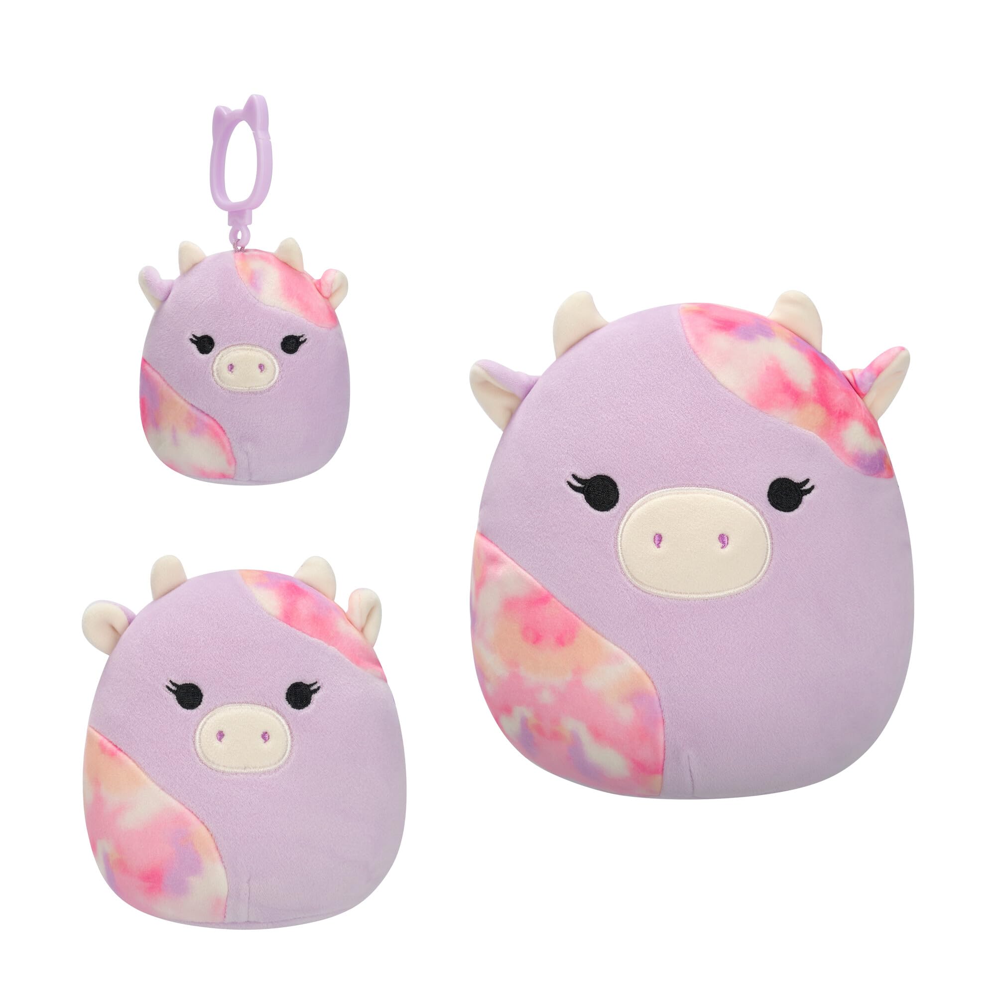 Foto 2 pulgar | Juguete De Peluche Squishmallows Original Suri Sunset Cow, Paquete De 3 - Venta Internacional.
