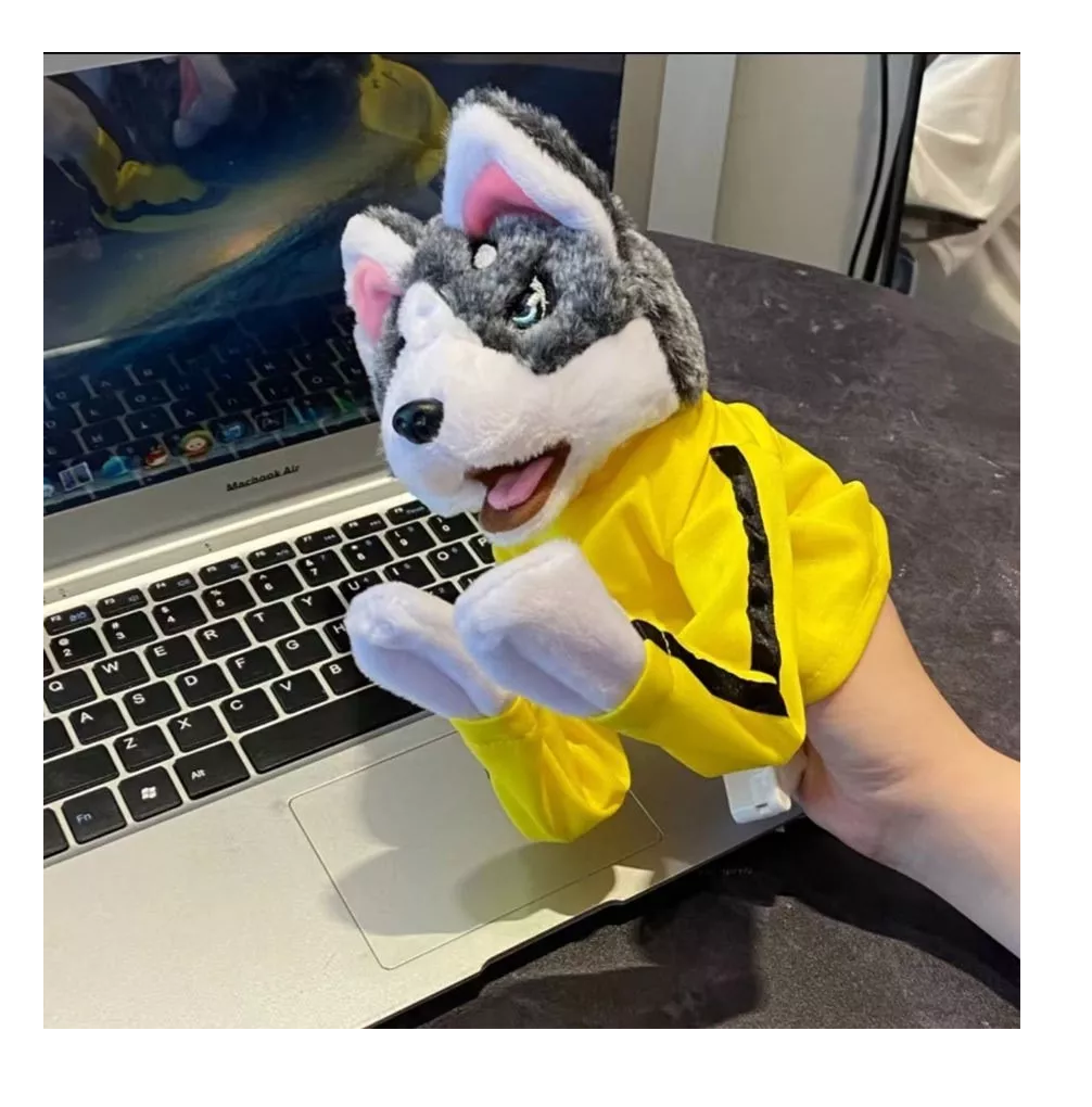 Foto 5 pulgar | Perro Boxeador De Juguete,muñecos Interactivos Con Sonido Amarillo