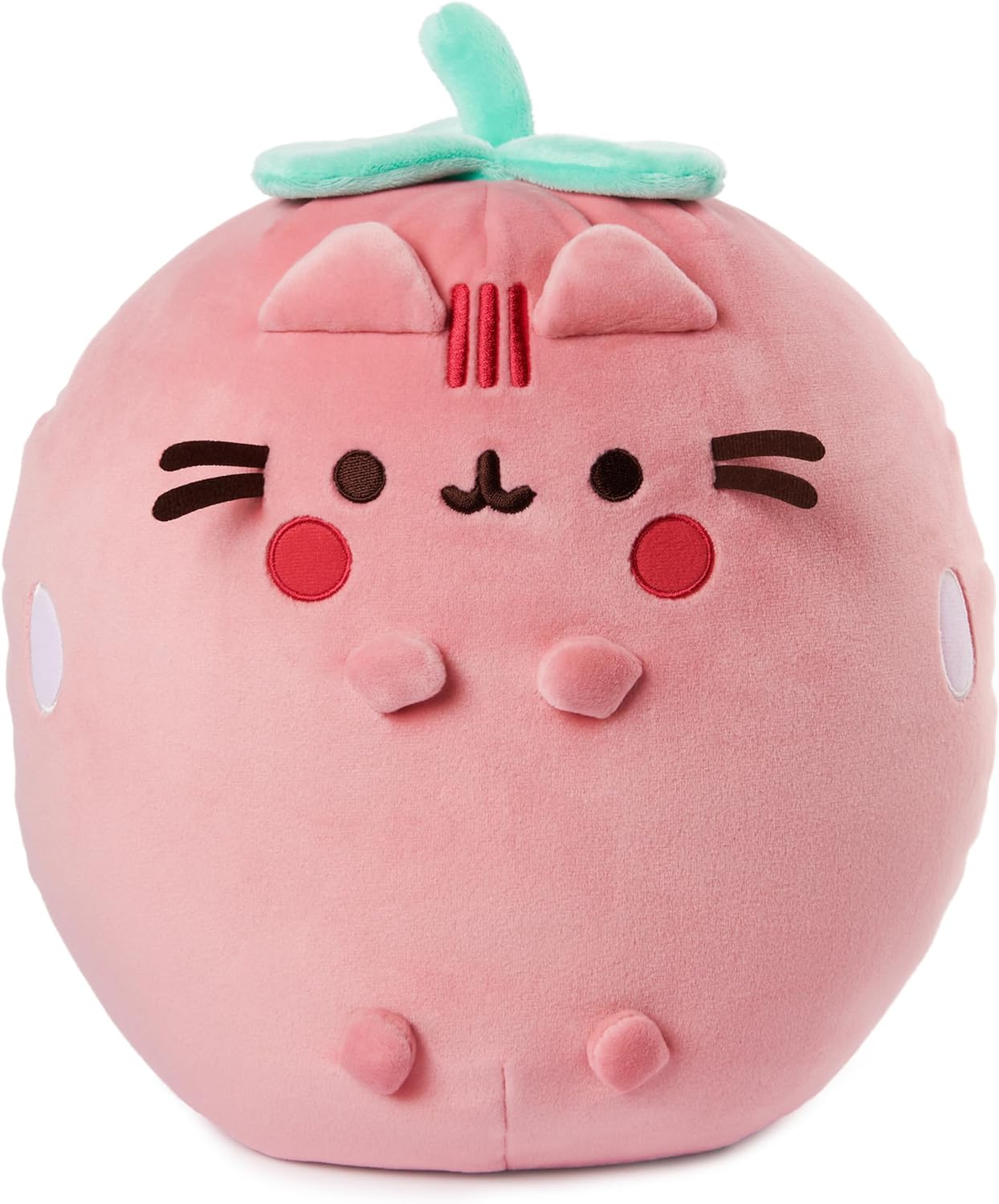 Foto 2 pulgar | Peluche Gato Pusheen Fresa Perfumado Strawberry Fruits Gund