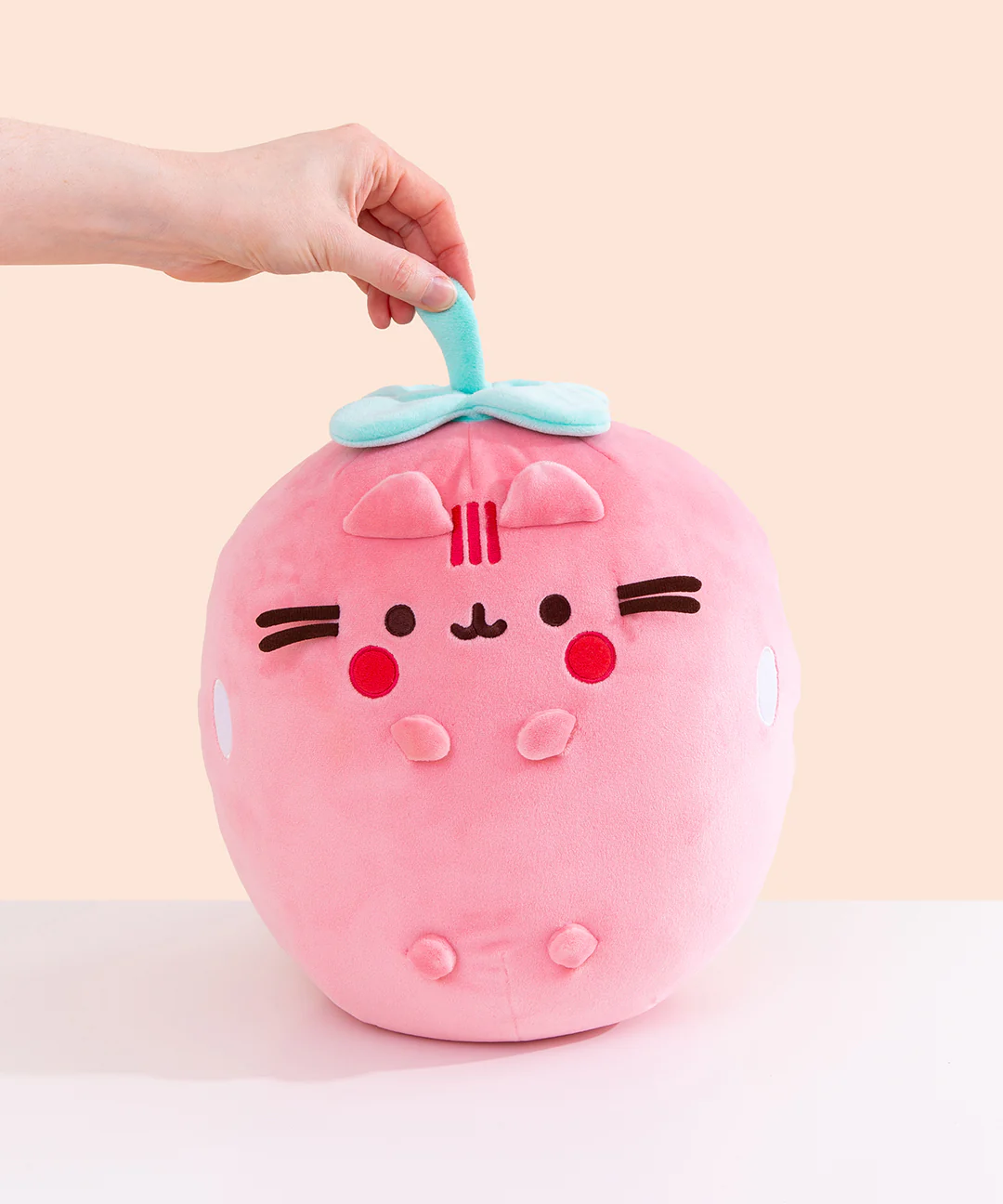 Foto 7 pulgar | Peluche Gato Pusheen Fresa Perfumado Strawberry Fruits Gund