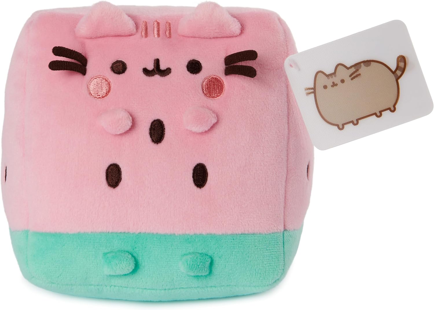 Foto 7 pulgar | Peluche Gato Pusheen Cat Fruits Sandia Fruta 16cm Gund