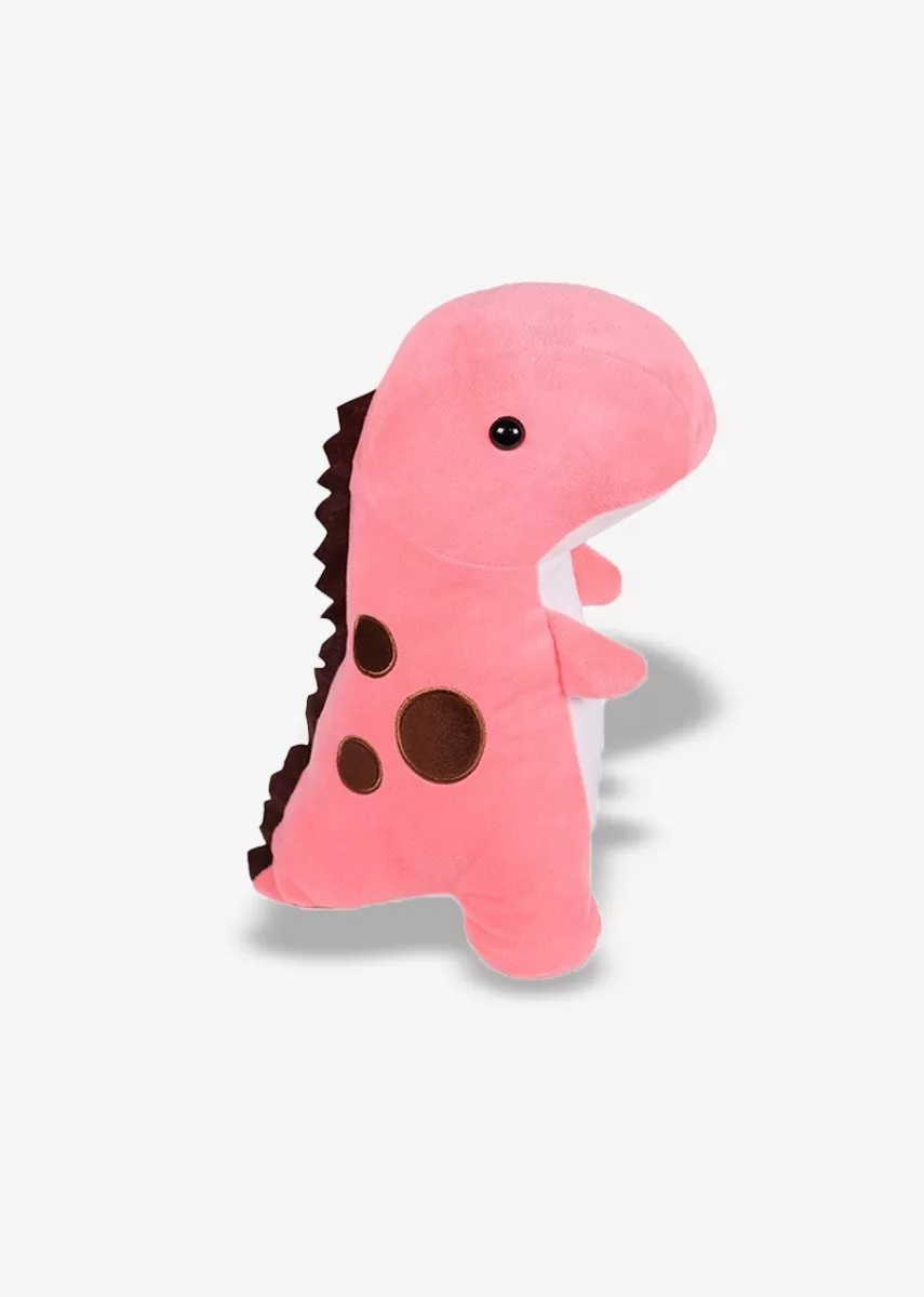 Foto 5 pulgar | Dinosaurio Bebe De Peluche T-rex Baby Rosa 42cm Grande