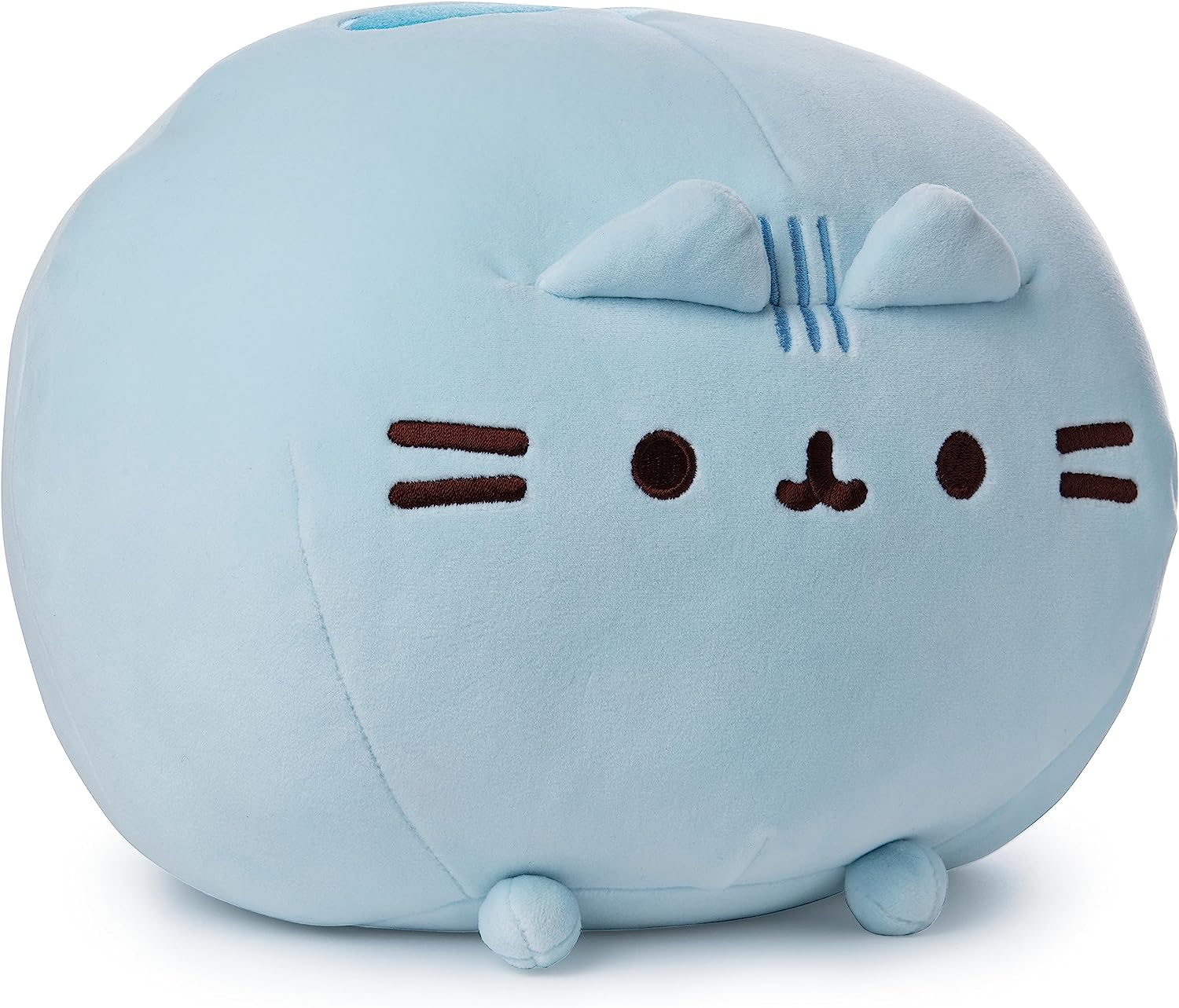 Foto 3 pulgar | Peluche Pusheen The Cat Gato Squisheen Azul 28 Cm Gund