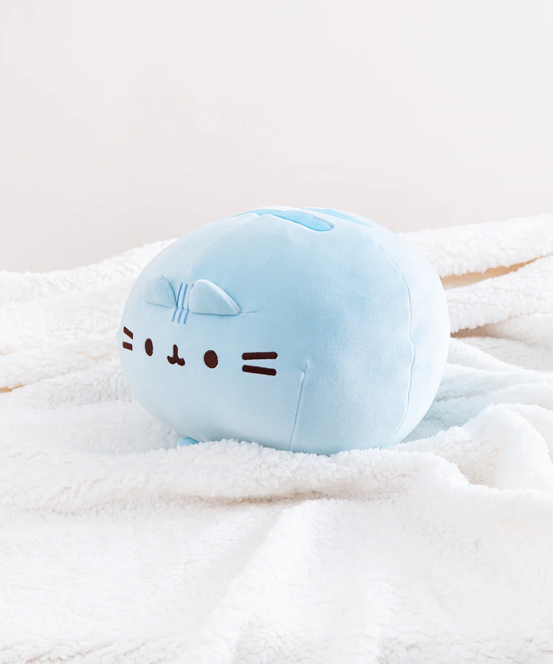 Foto 4 pulgar | Peluche Pusheen The Cat Gato Squisheen Azul 28 Cm Gund