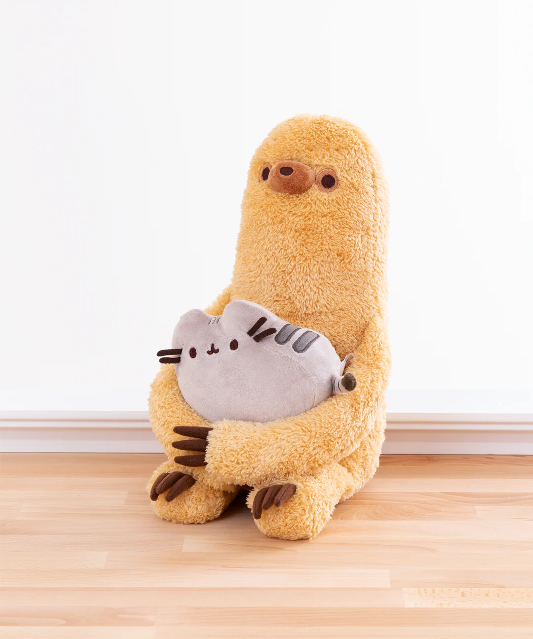 Foto 3 pulgar | Peluche Gato Pusheen Cat Con Perezoso Sloth Plush 33cm Gund