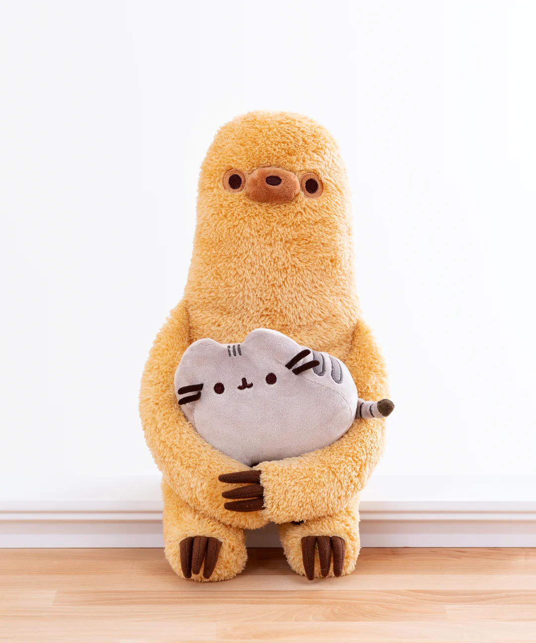 Foto 4 pulgar | Peluche Gato Pusheen Cat Con Perezoso Sloth Plush 33cm Gund