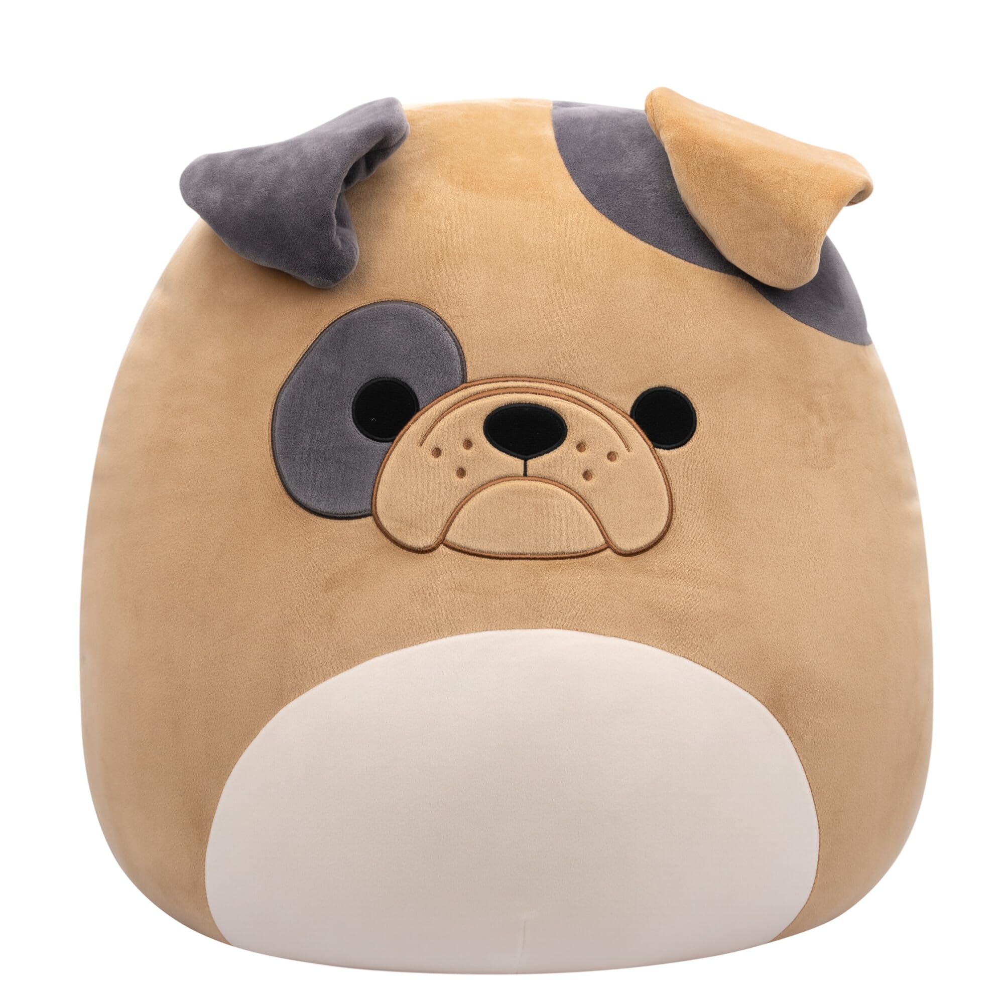 Foto 2 pulgar | Mocasín De Felpa Squishmallows Con Forma De Bulldog Marrón, 50 Cm, Oficial Jazwares - Venta Internacional.