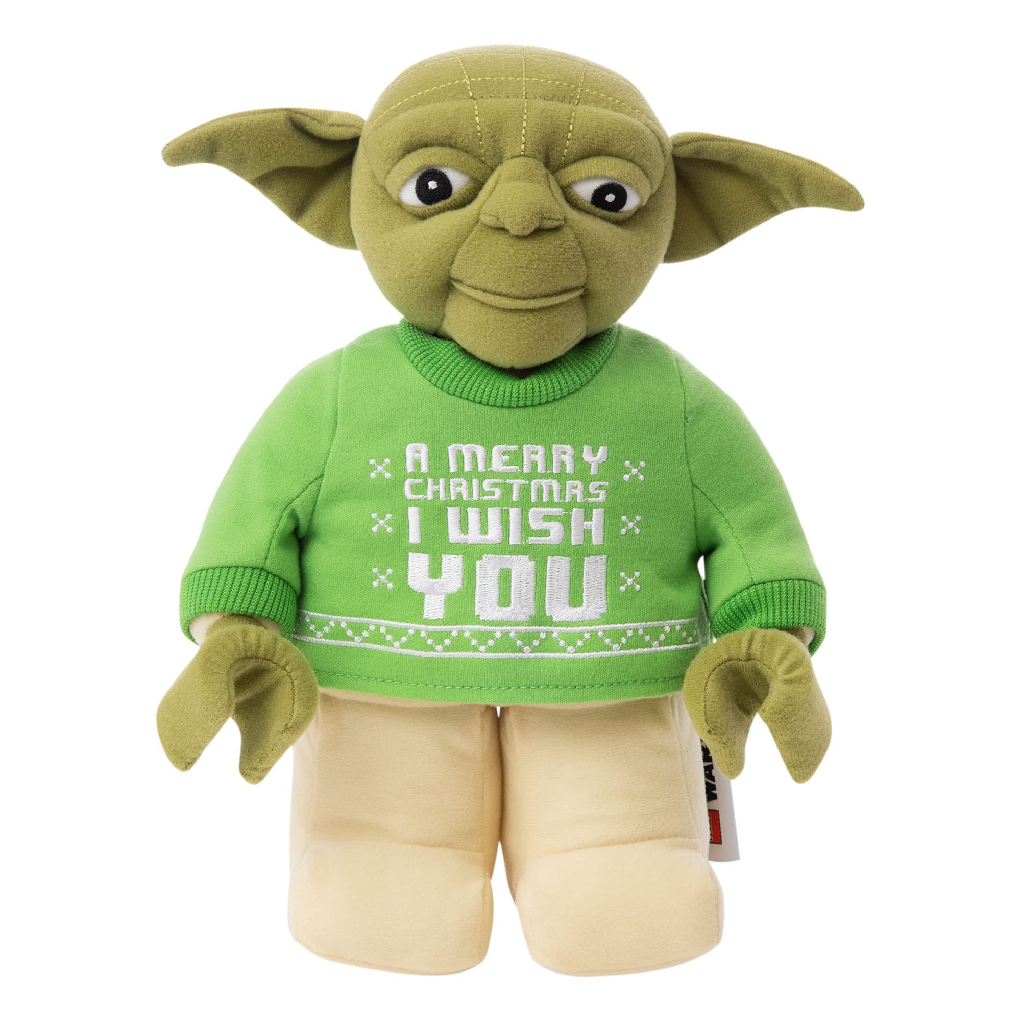 Juguete de Peluche Lego Star Wars Yoda Holiday Con Suéter Navideño - Venta Internacional