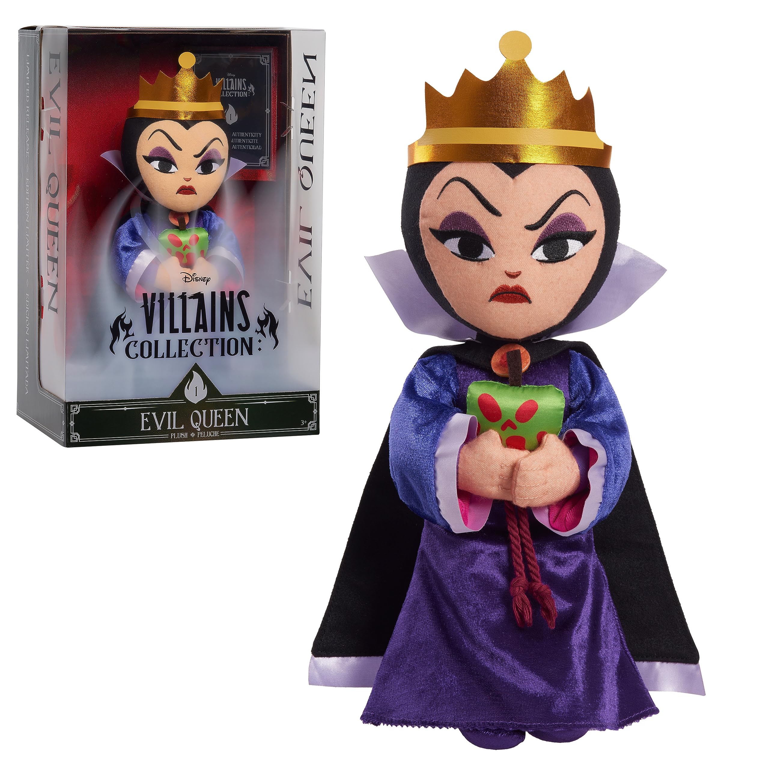 Muñeca de Peluche Just Play Disney Villains Evil Queen 33 cm - Venta Internacional