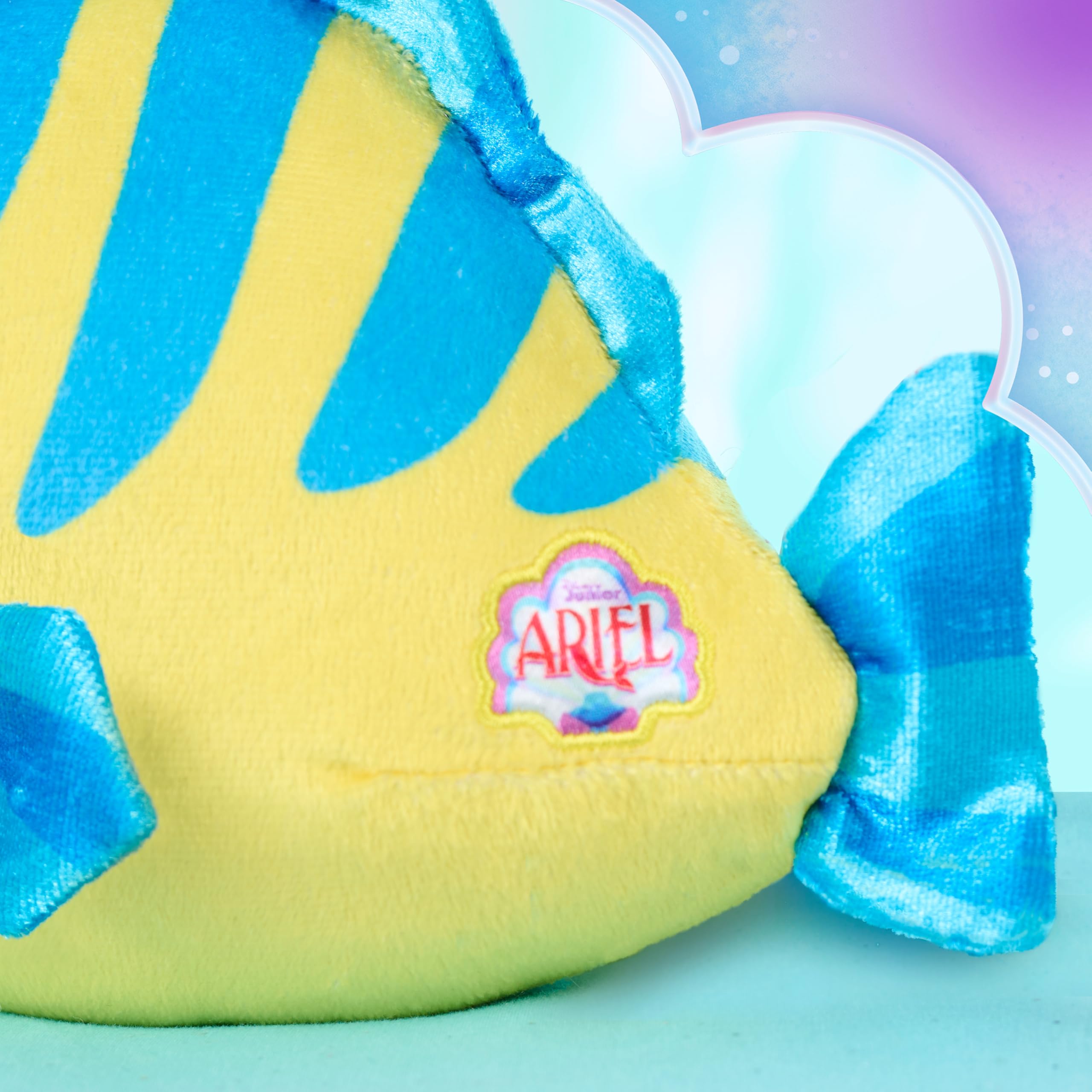 Foto 6 pulgar | Peluche Just Play Disney Junior Ariel Flounder 18 Cm Kids 2 - Venta Internacional.