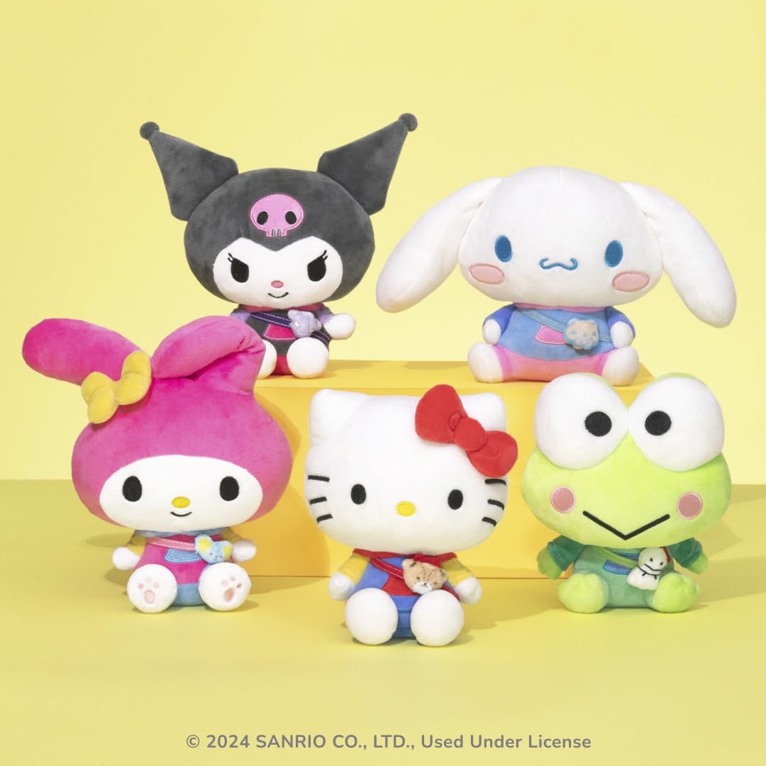 Foto 2 | Peluche Hello Kitty My Melody Series 1 Con Sudadera Con Capucha De 20 Cm - Venta Internacional.