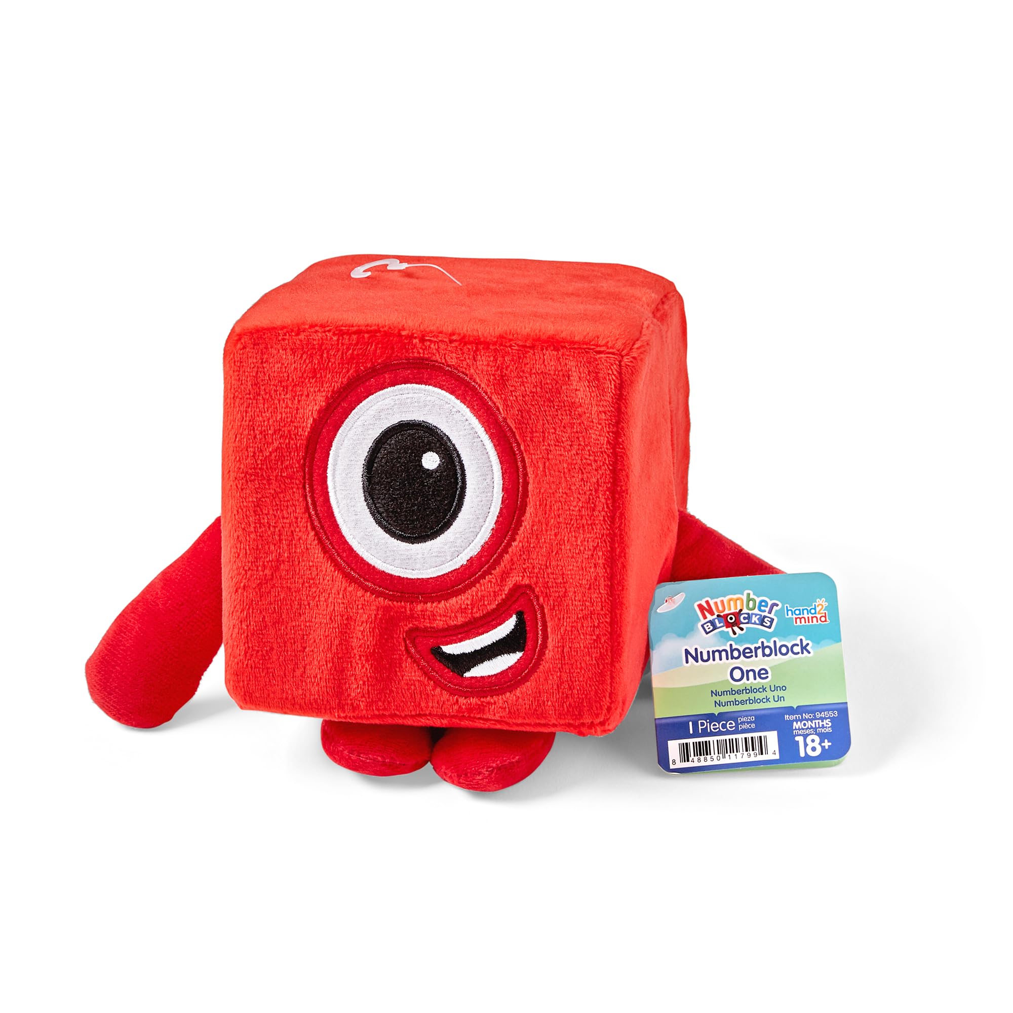 Foto 2 pulgar | Peluche Hand2mind Numberblock One Para Niños - Venta Internacional.