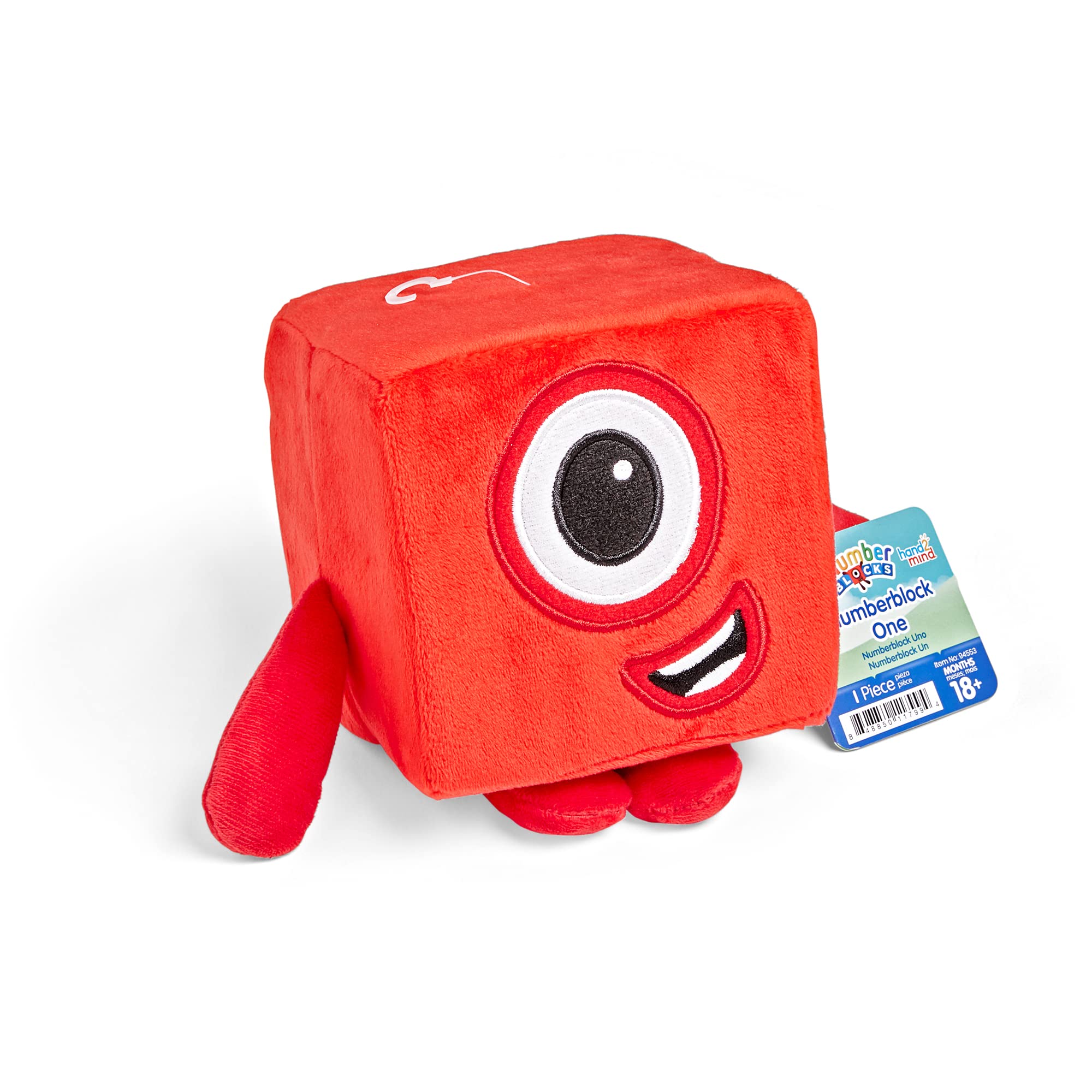 Foto 7 pulgar | Peluche Hand2mind Numberblock One Para Niños - Venta Internacional.