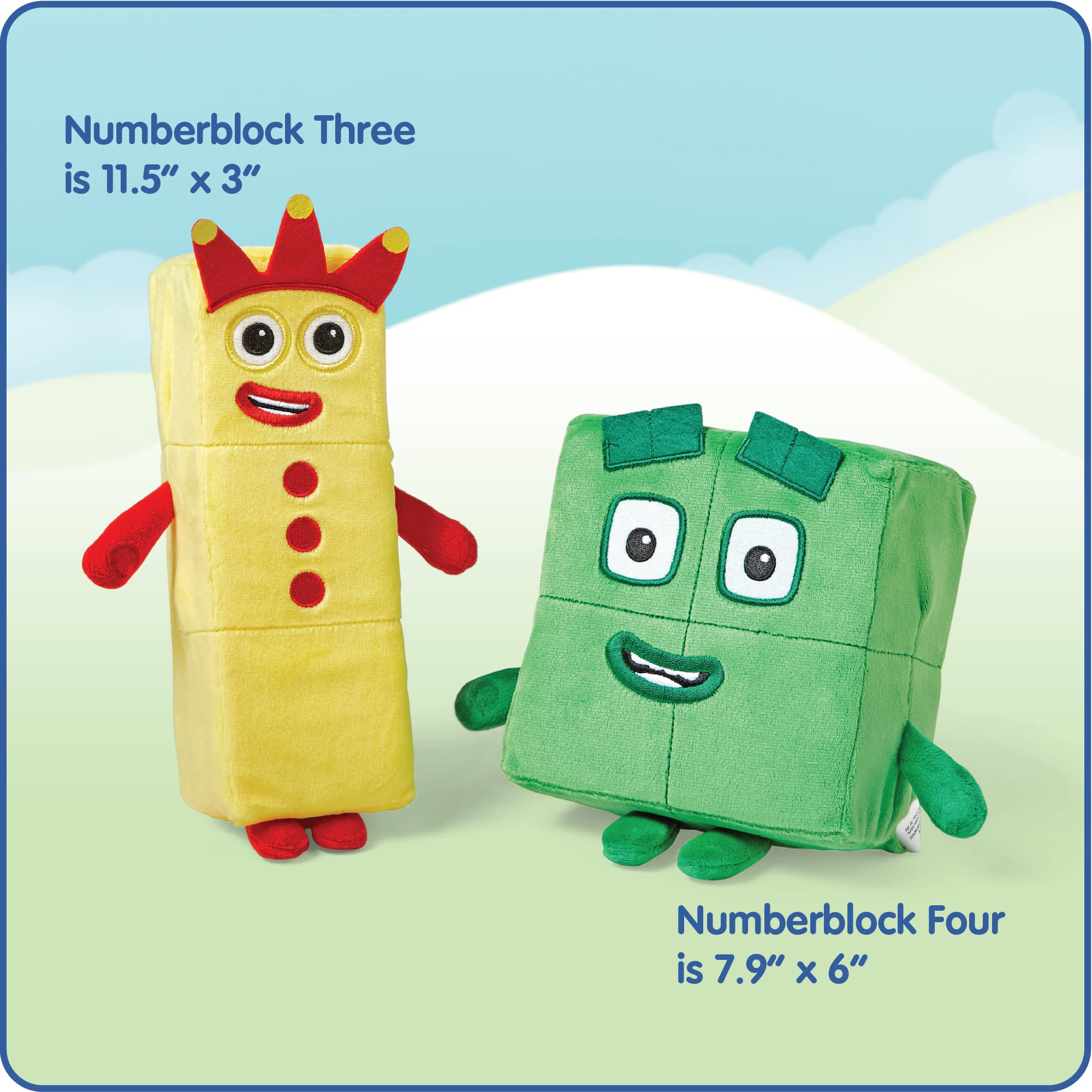 Foto 4 pulgar | Peluche Hand2mind Numberblocks 3 Y 4 Para Niños - Venta Internacional.