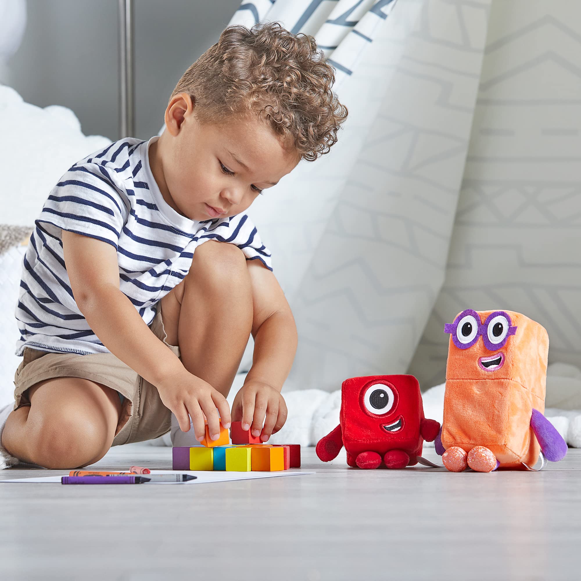 Foto 3 pulgar | Figura De Peluche Hand2mind Numberblocks 1 Y 2 - Venta Internacional.