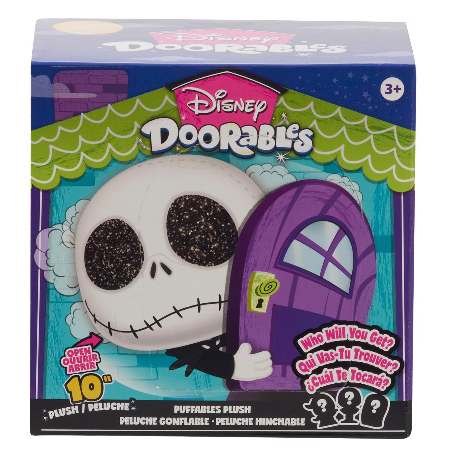 Foto 2 pulgar | Puffables De Peluche Disney Doorables La Pesadilla De Tim Burton - Venta Internacional.