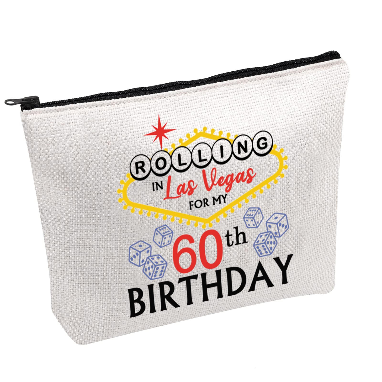 Foto 2 pulgar | Bolsa De Maquillaje Pwhaoo Las Vegas Rolling In Vegas 40th/50th/60 - Venta Internacional.