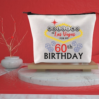 Foto 3 | Bolsa De Maquillaje Pwhaoo Las Vegas Rolling In Vegas 40th/50th/60 - Venta Internacional.