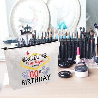 Foto 7 | Bolsa De Maquillaje Pwhaoo Las Vegas Rolling In Vegas 40th/50th/60 - Venta Internacional.
