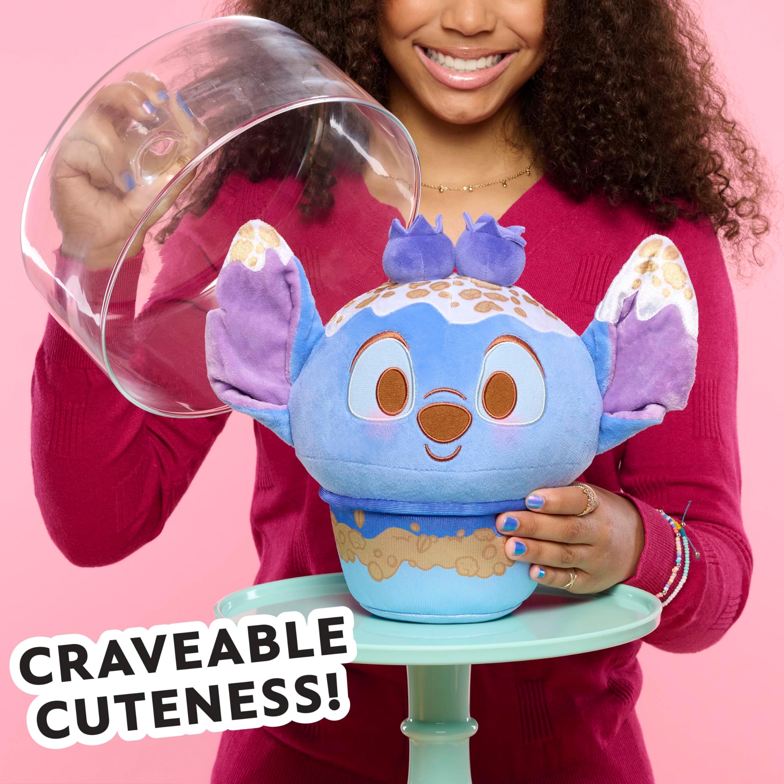 Foto 5 pulgar | Peluche Just Play Disney Munchlings Squeeze-a-munch Stitch - Venta Internacional.