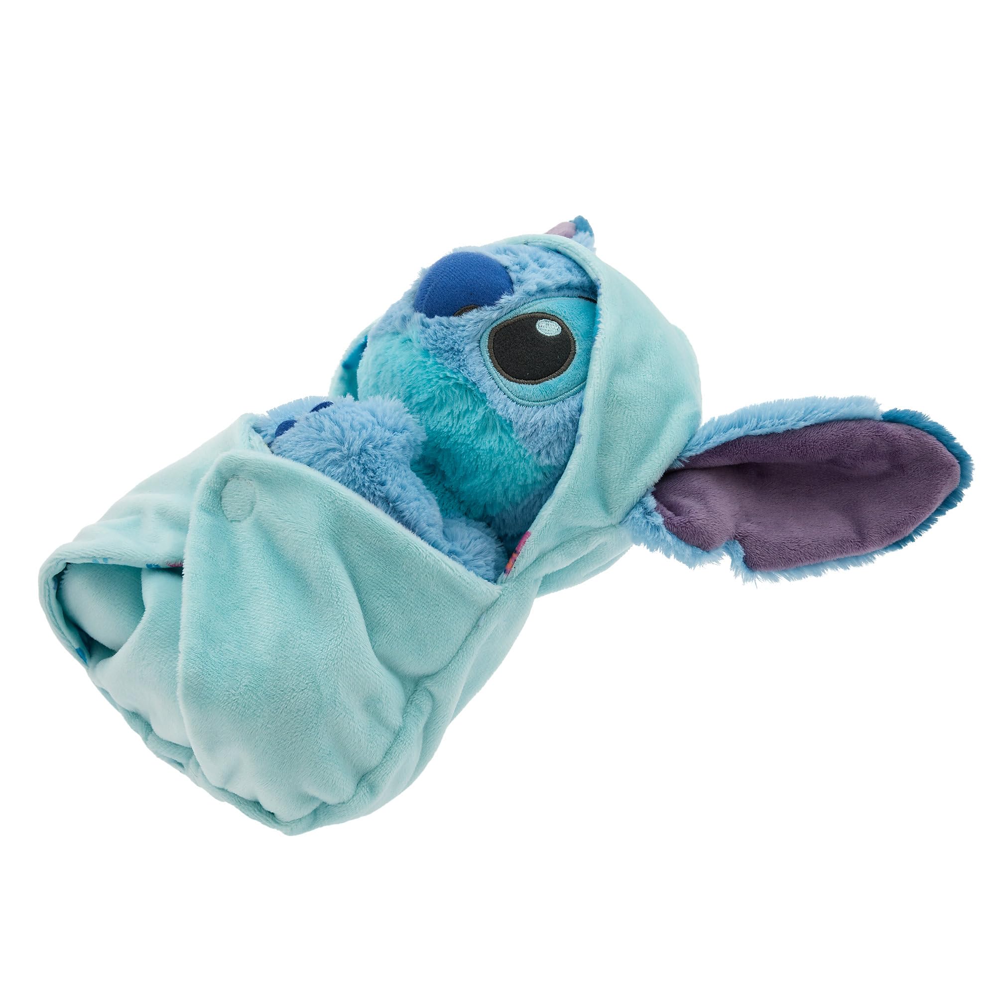 Foto 5 pulgar | Plush Stitch In Swaddle Colección Oficial Para Bebés De Disney Store - Venta Internacional.