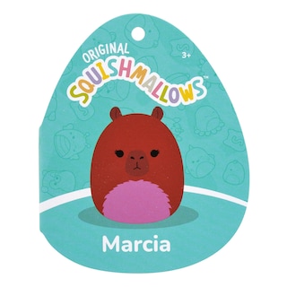 Foto 3 | Peluche Squishmallows Original Marcia Maroon Capybara 20 Cm - Venta Internacional.