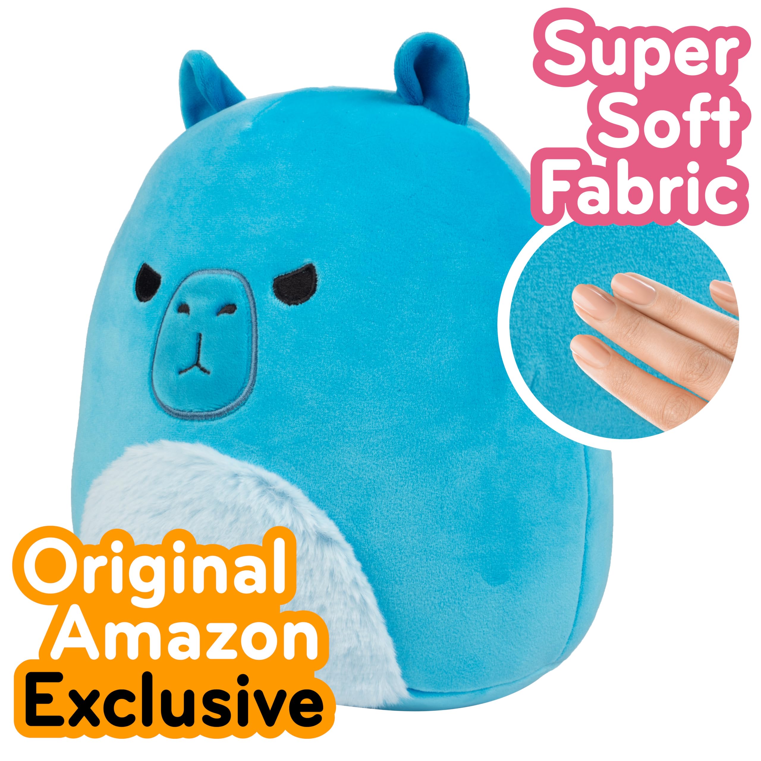 Foto 3 pulgar | Peluche Squishmallows Kenji The Blue Capybara 25 Cm - Venta Internacional.
