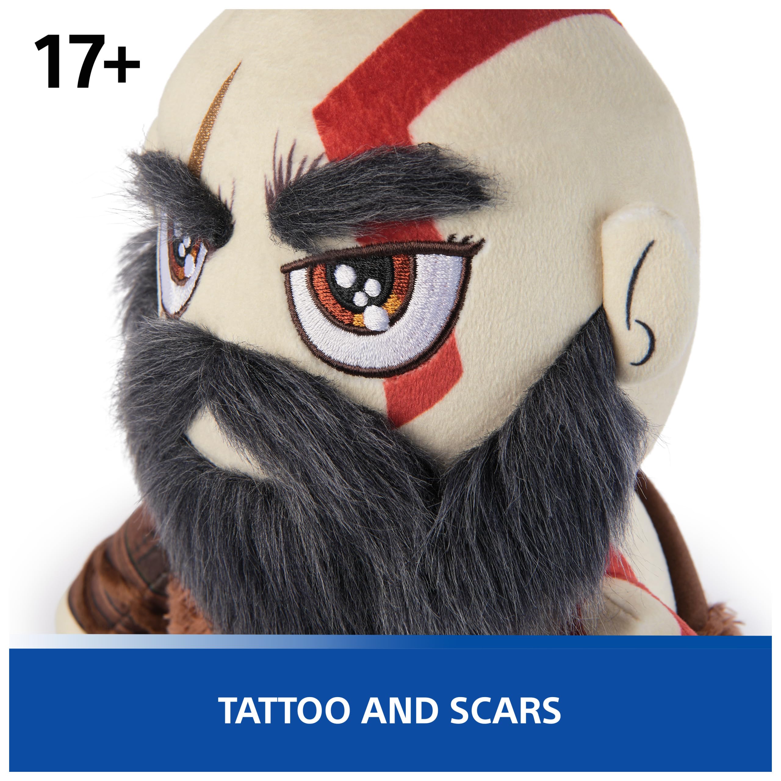 Foto 4 pulgar | Peluche Playstation God Of War Ragnarok Kratos - Venta Internacional