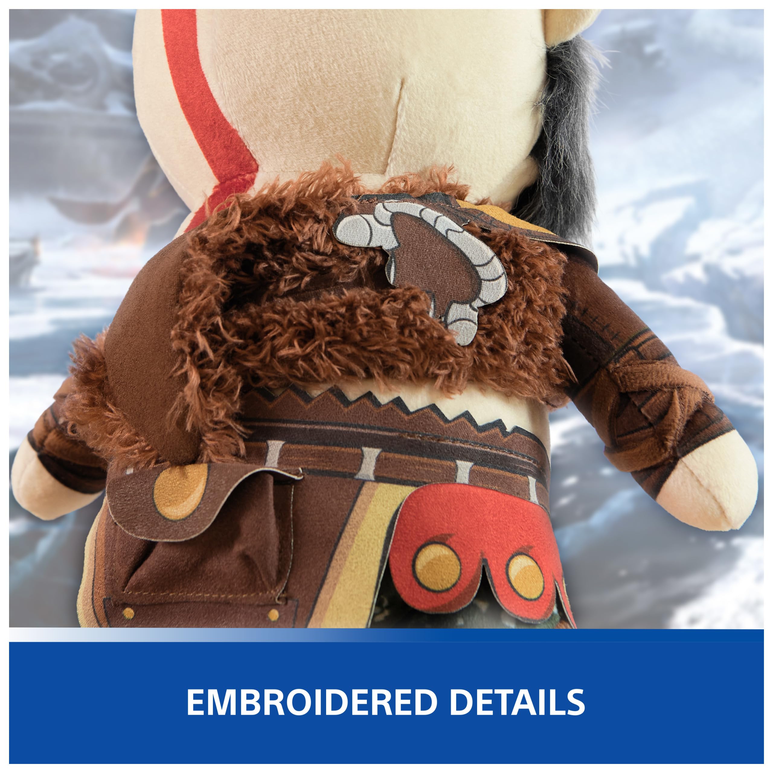 Foto 7 pulgar | Peluche Playstation God Of War Ragnarok Kratos - Venta Internacional