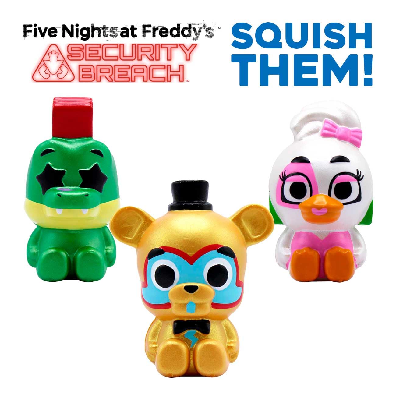 Foto 4 pulgar | Caja De Coleccionista Squishme Serie 1, Paquete De 5 Unidades, Five Nights At Freddy's Security Breach - Venta Inte