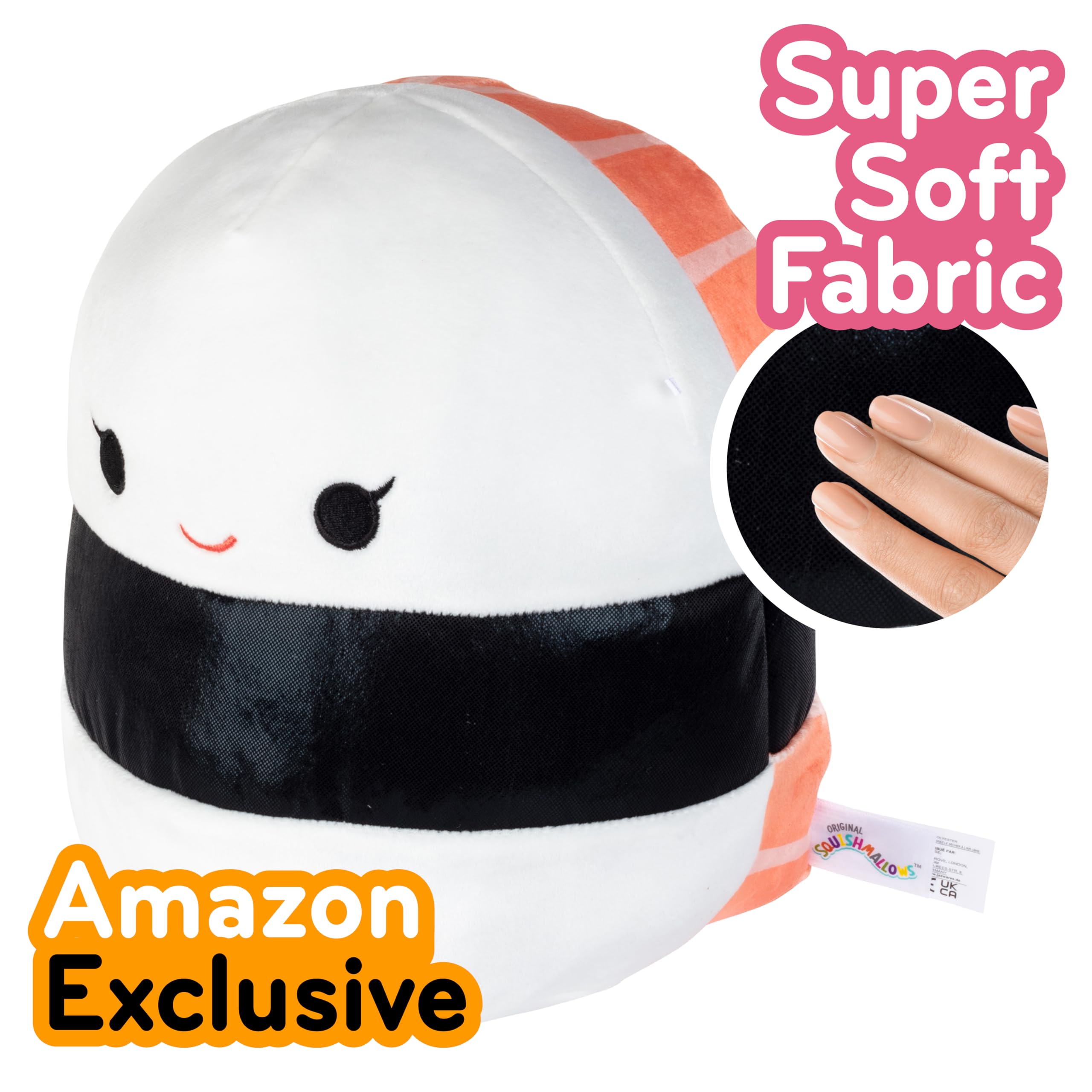 Foto 3 pulgar | Peluche Squishmallows Original Solenn The Salmon Sushi, 25 Unidades - Venta Internacional.