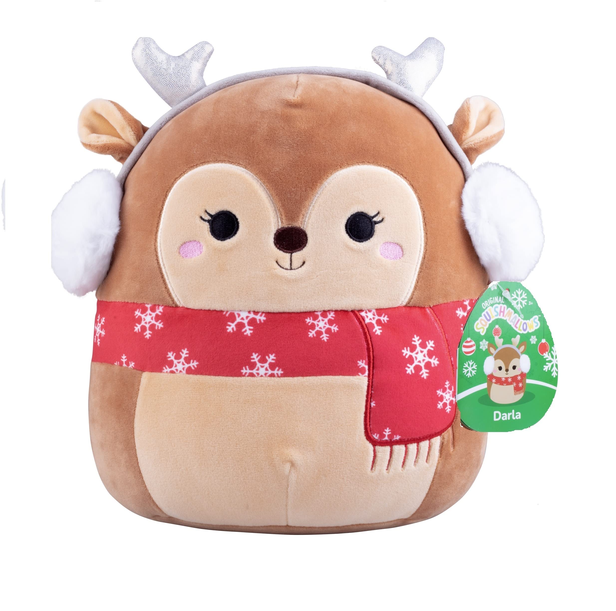 Foto 2 pulgar | Peluche Squishmallows Original Darla The Christmas Reindeer - Venta Internacional.