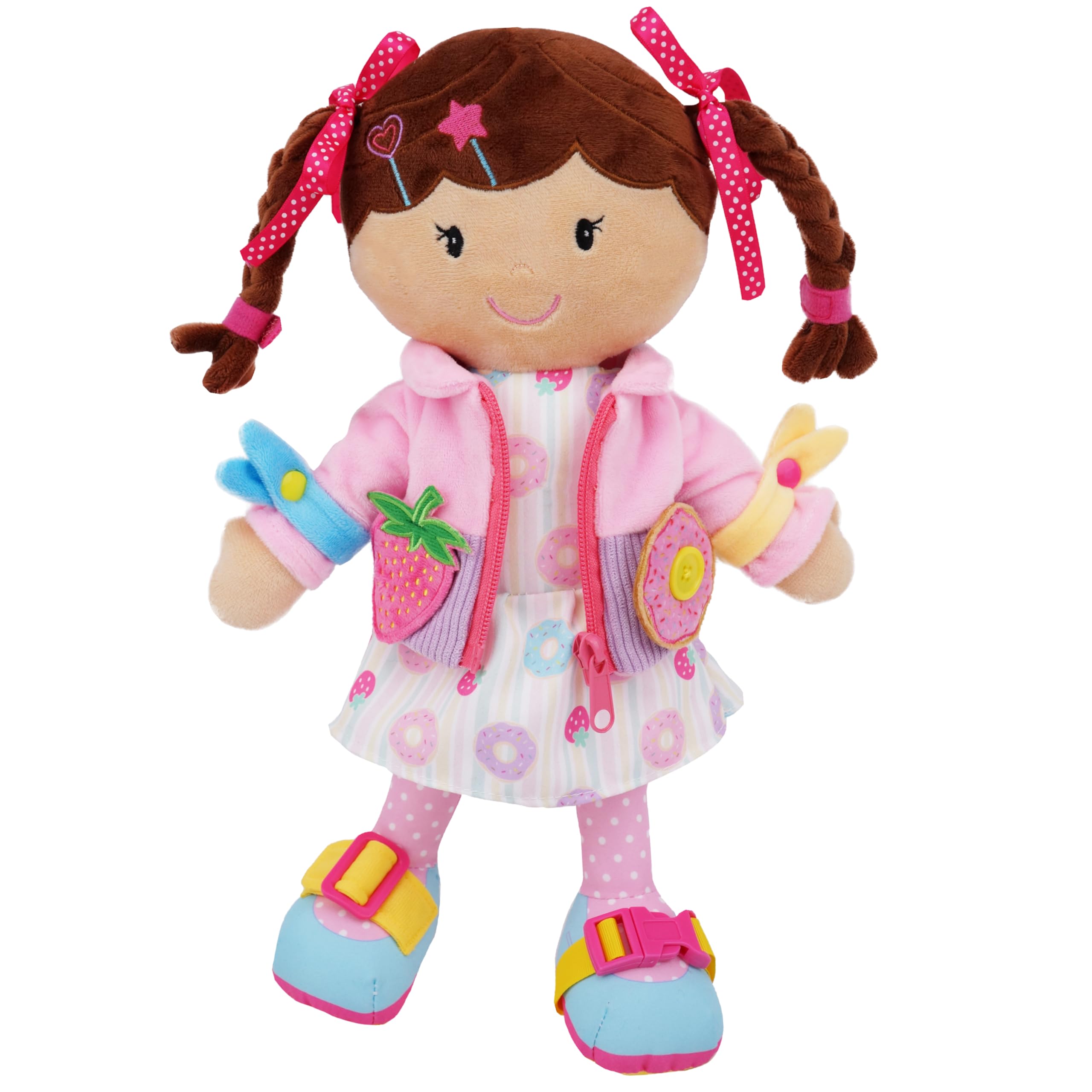 Foto 2 pulgar | Muñeca De Peluche Educativa June Garden Dressy Friends - Venta Internacional.