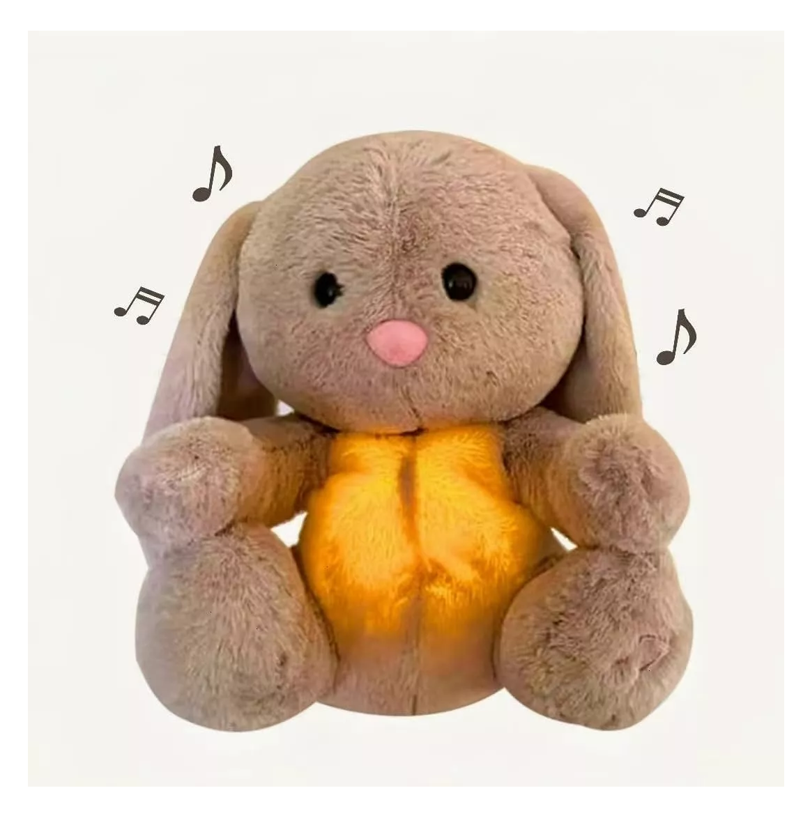 Foto 3 pulgar | Juguete de Peluche Belug con Música y Luces Café