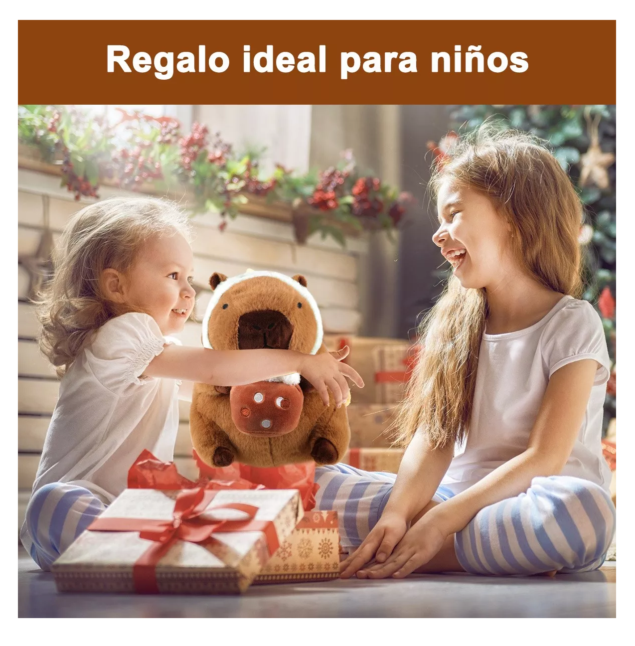 Foto 5 pulgar | Peluche Capibara Belug 35 cm Café